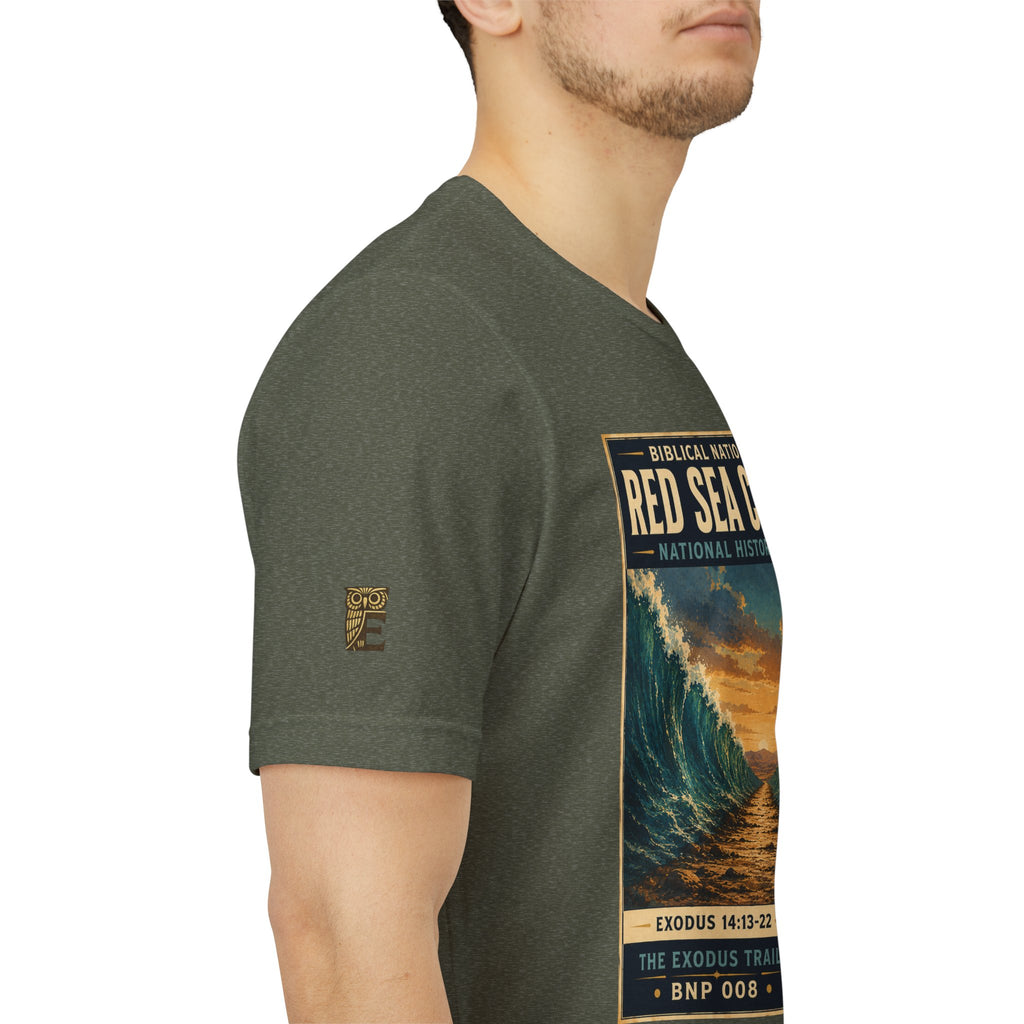 Biblical National Parks Collection II- The Exodus Trail #008/013 Exodus 14: 13-22 | Vintage nature poster Tee | Biblical national parks graphic shirt