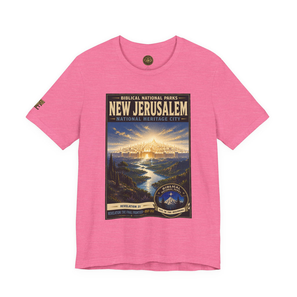 Biblical National Parks Collection X- #060/061 - Revelation: The Final Frontier | Revelation 21 | Vintage nature poster Tee | Biblical national parks graphic shirt 2