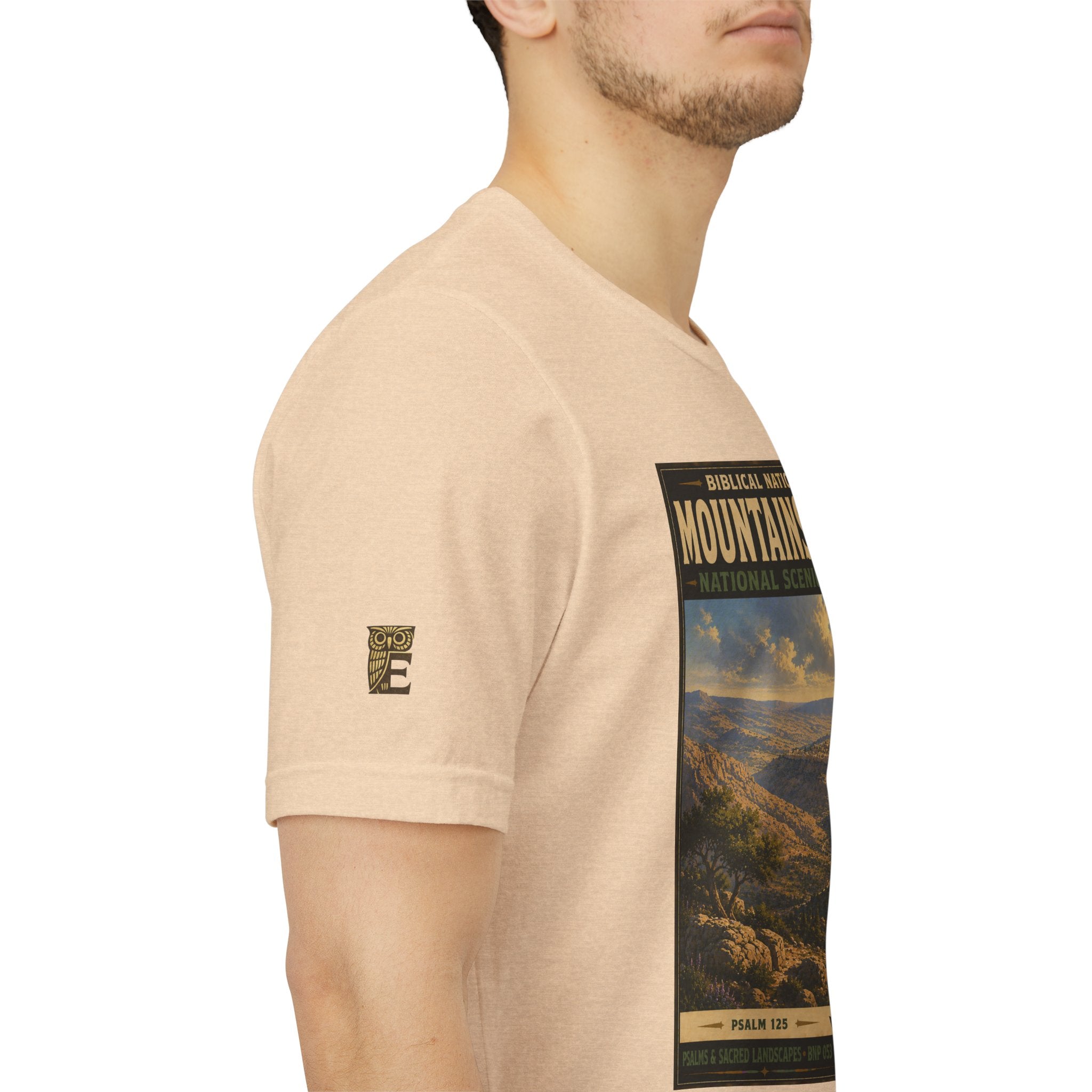 Biblical National Parks Collection IX- #053/054 -Psalms & Sacred Landscapes | Psalm 125 | Vintage nature poster Tee | Biblical national parks graphic shirt