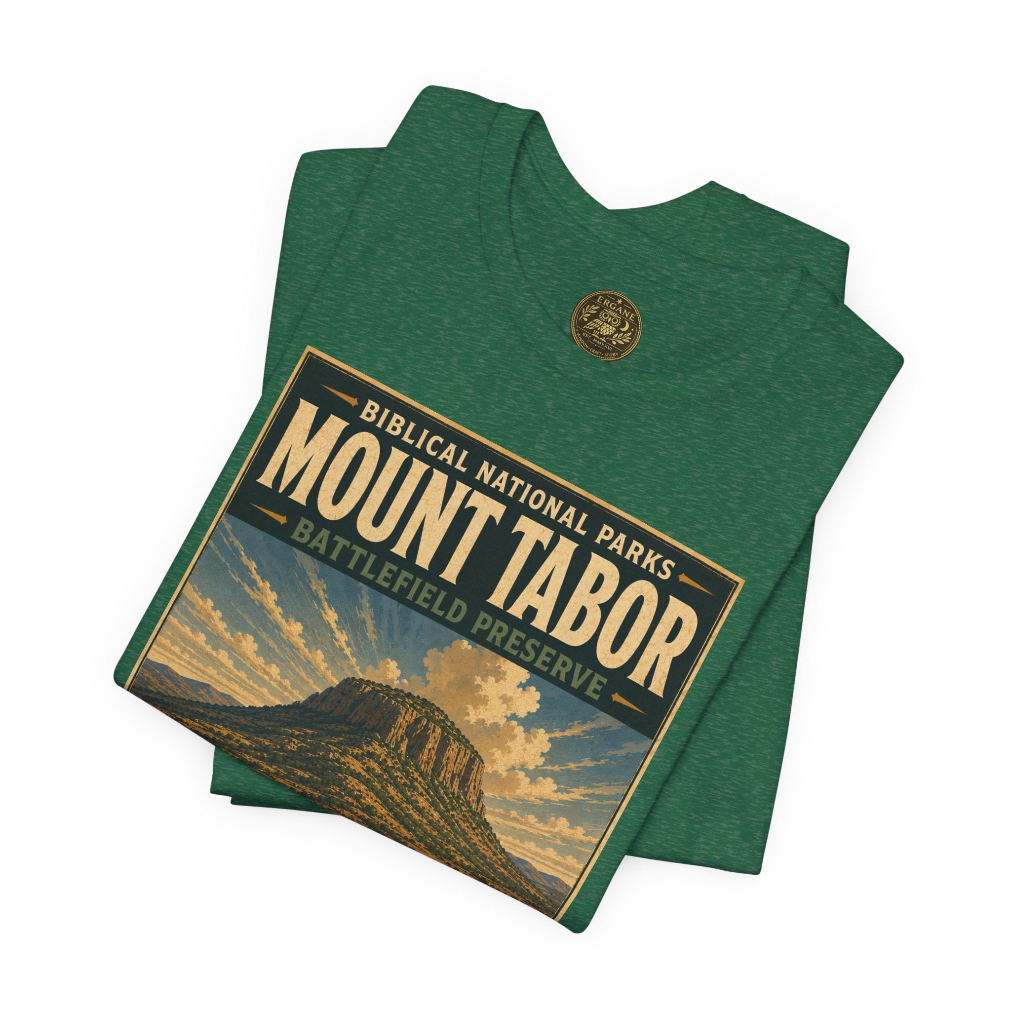 Biblical National Parks Collection IV- Heros & Battlefields #020/023 Judges 4 | Vintage nature poster Tee | Biblical national parks graphic shirt