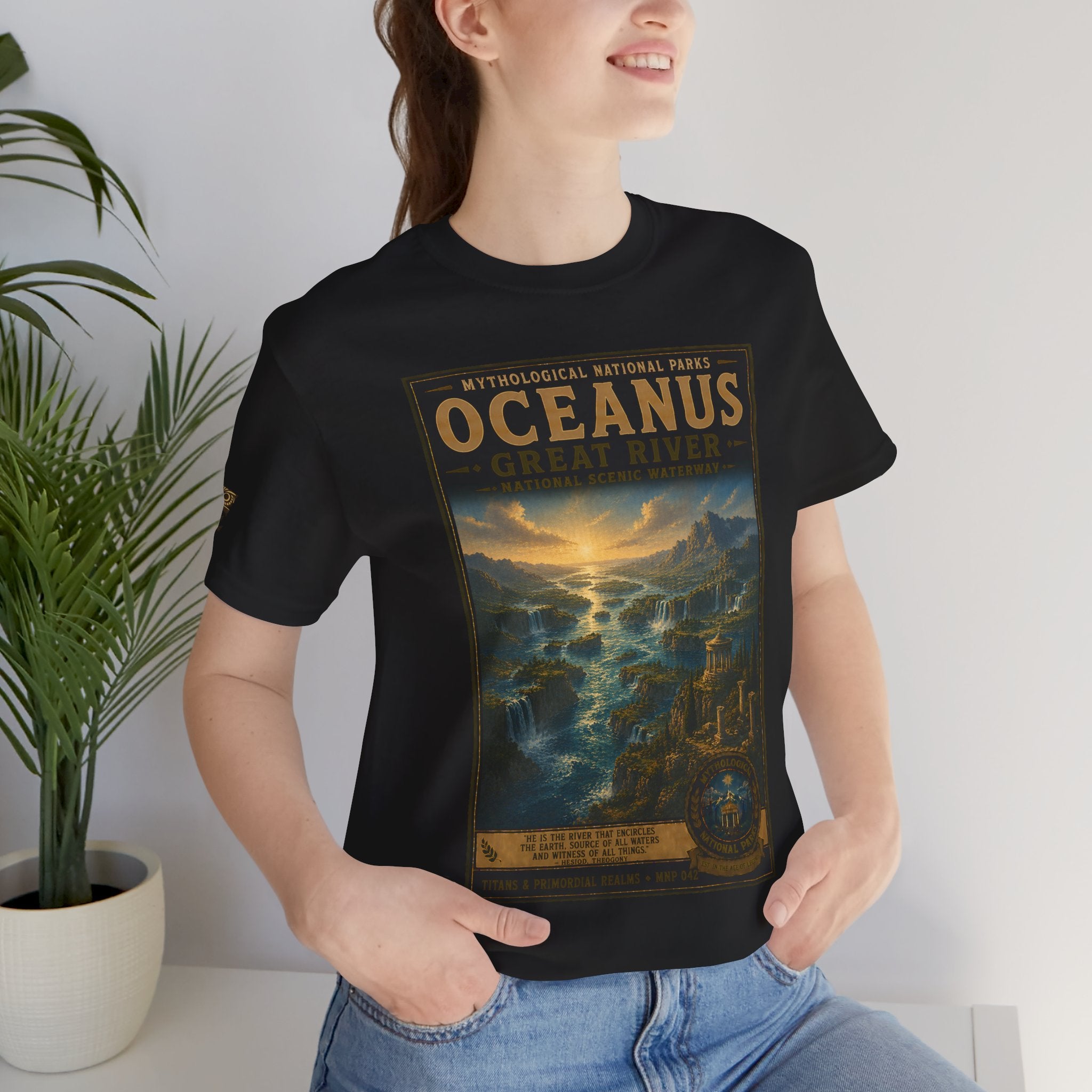 Mythological National Parks COLLECTION V- #042-050 TITANS & PRIMORDIAL REALMS | Vintage nature poster Tee | Mythological National Parks graphic shirt