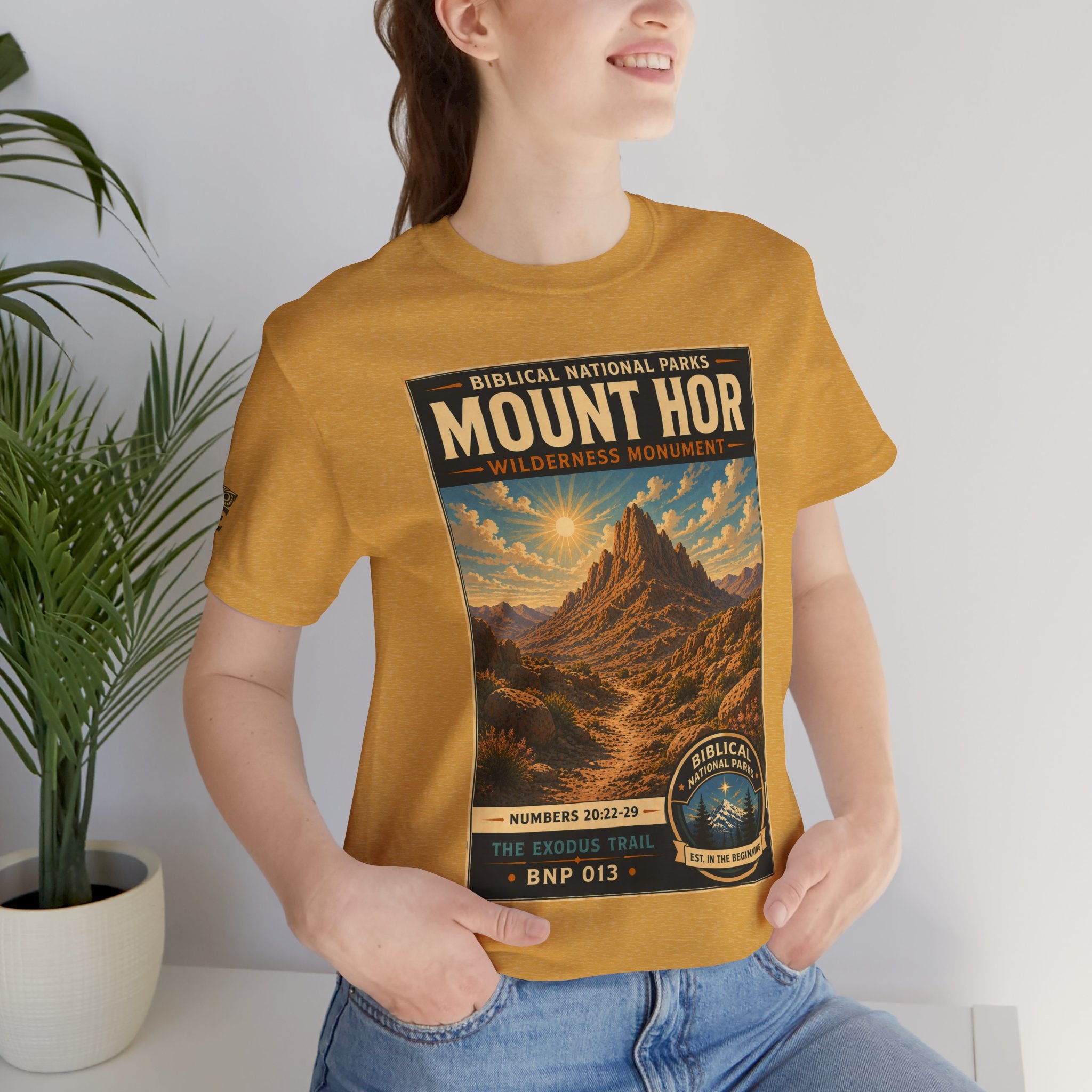 Biblical National Parks Collection II- The Exodus Trail #013/013 Exodus 20: 22-29 | Vintage nature poster Tee | Biblical national parks graphic shirt
