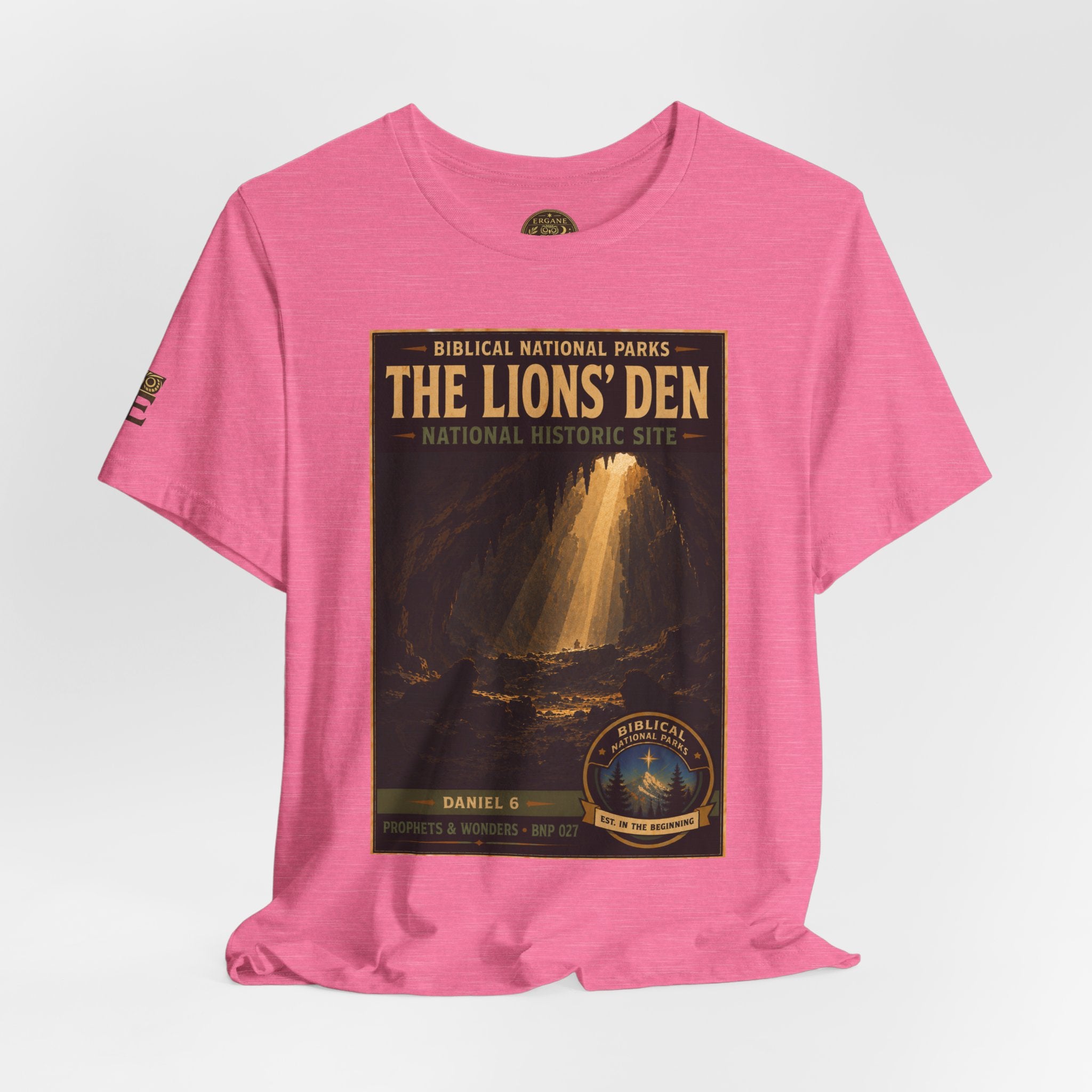 Biblical National Parks Collection V- Prophets & Wonders #027/030 Daniel 6 | Vintage nature poster Tee | Biblical national parks graphic shirt