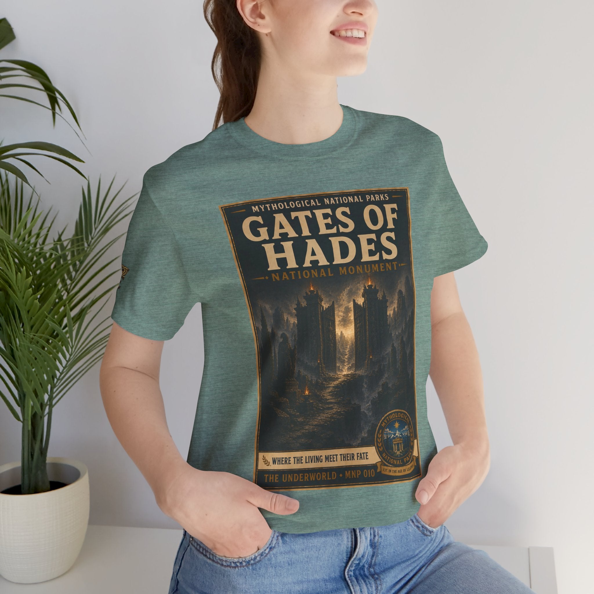 Mythological National Parks Collection II- #010-016 -The Underworld | Vintage nature poster Tee | Mythological National Parks graphic shirt