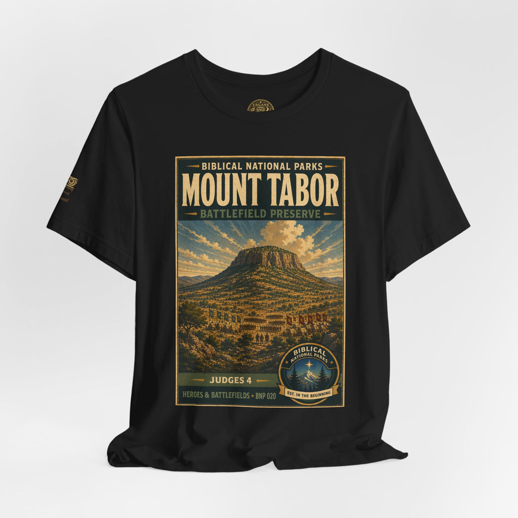 Biblical National Parks Collection IV- Heros & Battlefields #020/023 Judges 4 | Vintage nature poster Tee | Biblical national parks graphic shirt
