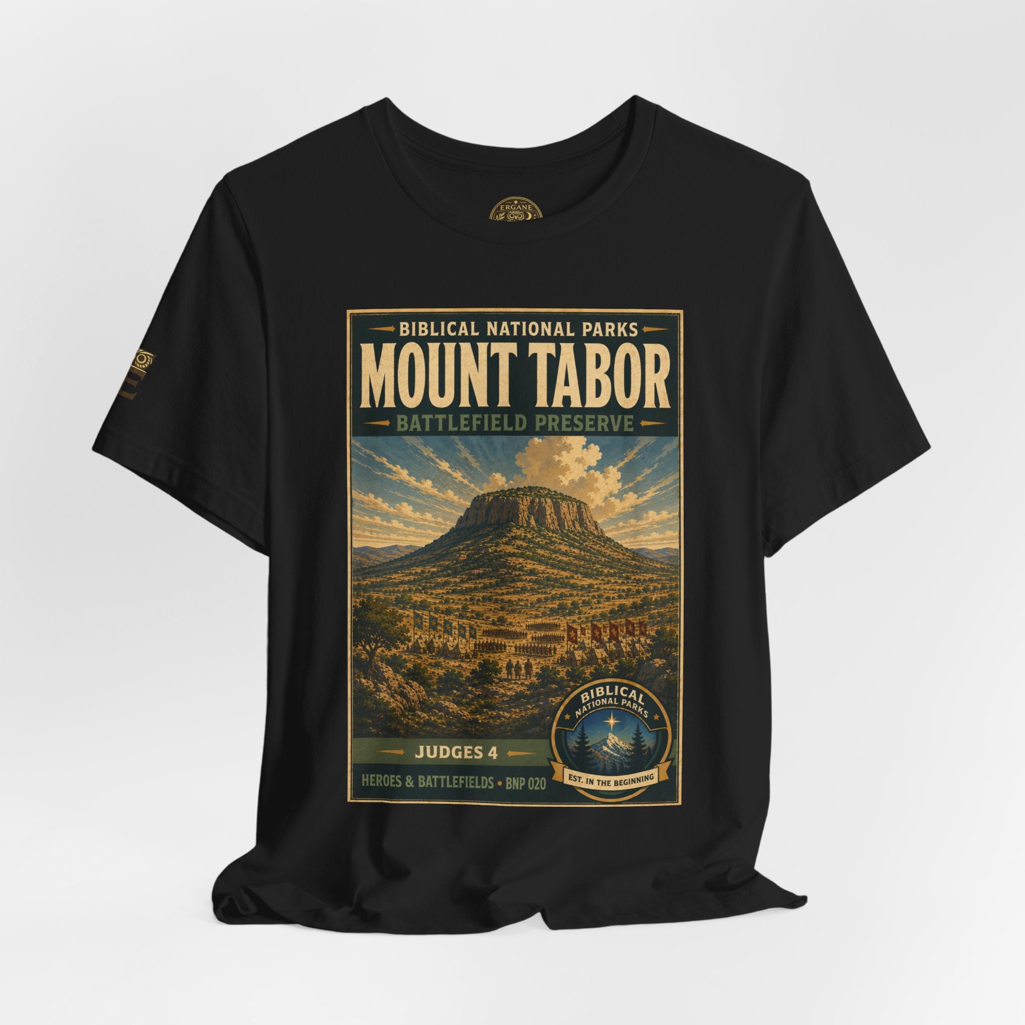Biblical National Parks Collection IV- Heros & Battlefields #020/023 Judges 4 | Vintage nature poster Tee | Biblical national parks graphic shirt
