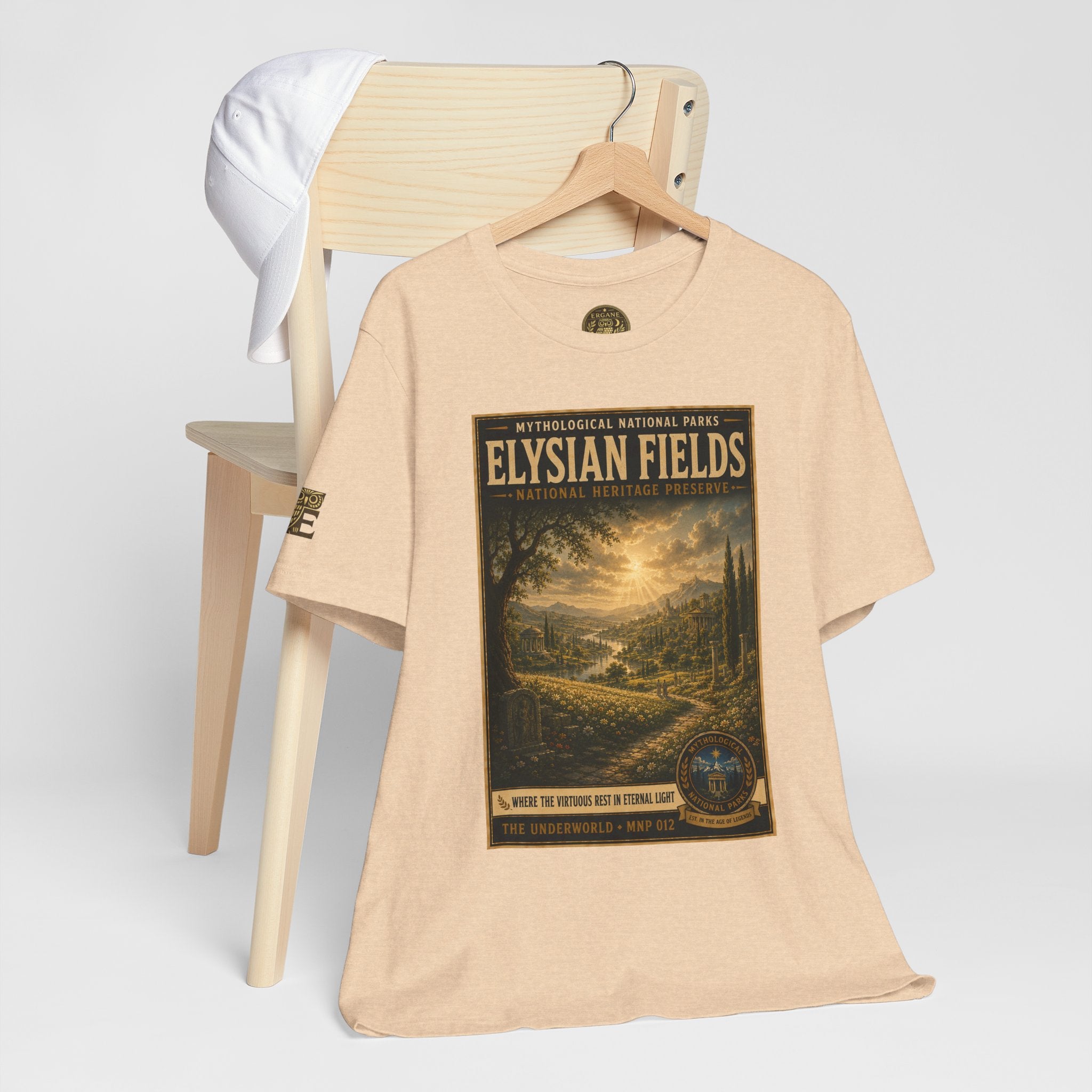 Mythological National Parks Collection II- #012-016 -The Underworld | Vintage nature poster Tee | Mythological National Parks graphic shirt
