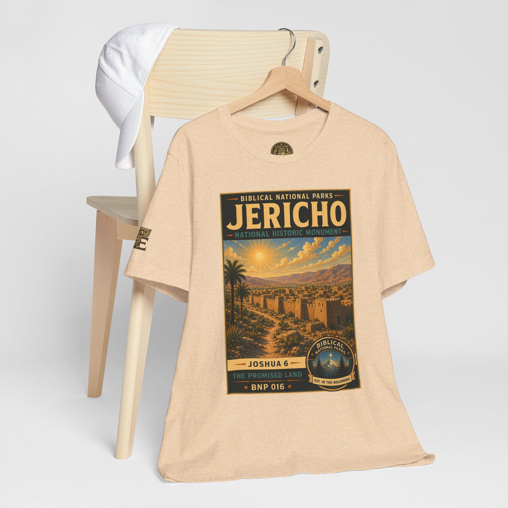 Biblical National Parks Collection III- The Promised Land #016/018 Joshua 6 | Vintage nature poster Tee | Biblical national parks graphic shirt