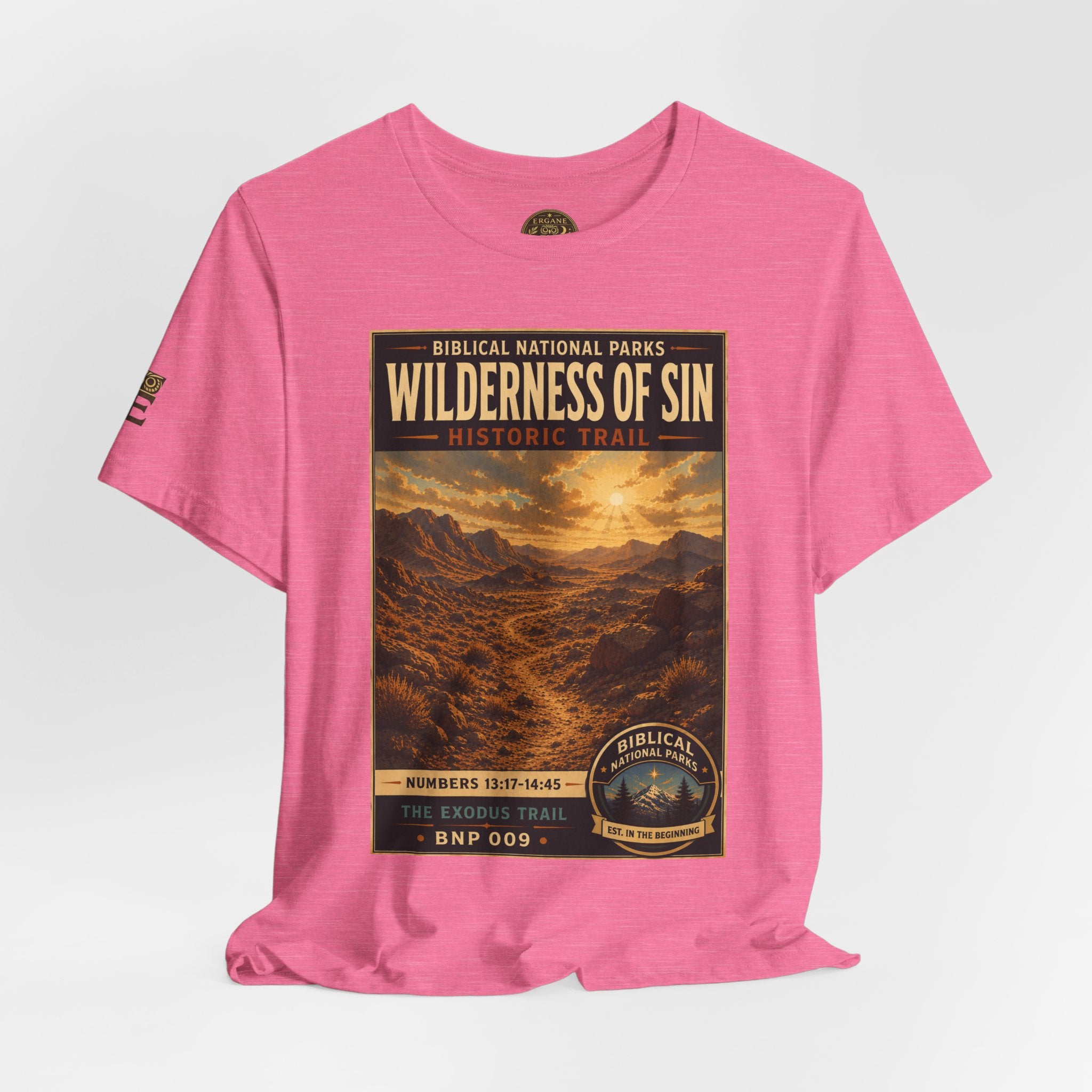 Biblical National Parks Collection II- The Exodus Trail #009/013 Exodus 13: 17 - 14:45 | Vintage nature poster Tee | Biblical national parks graphic shirt