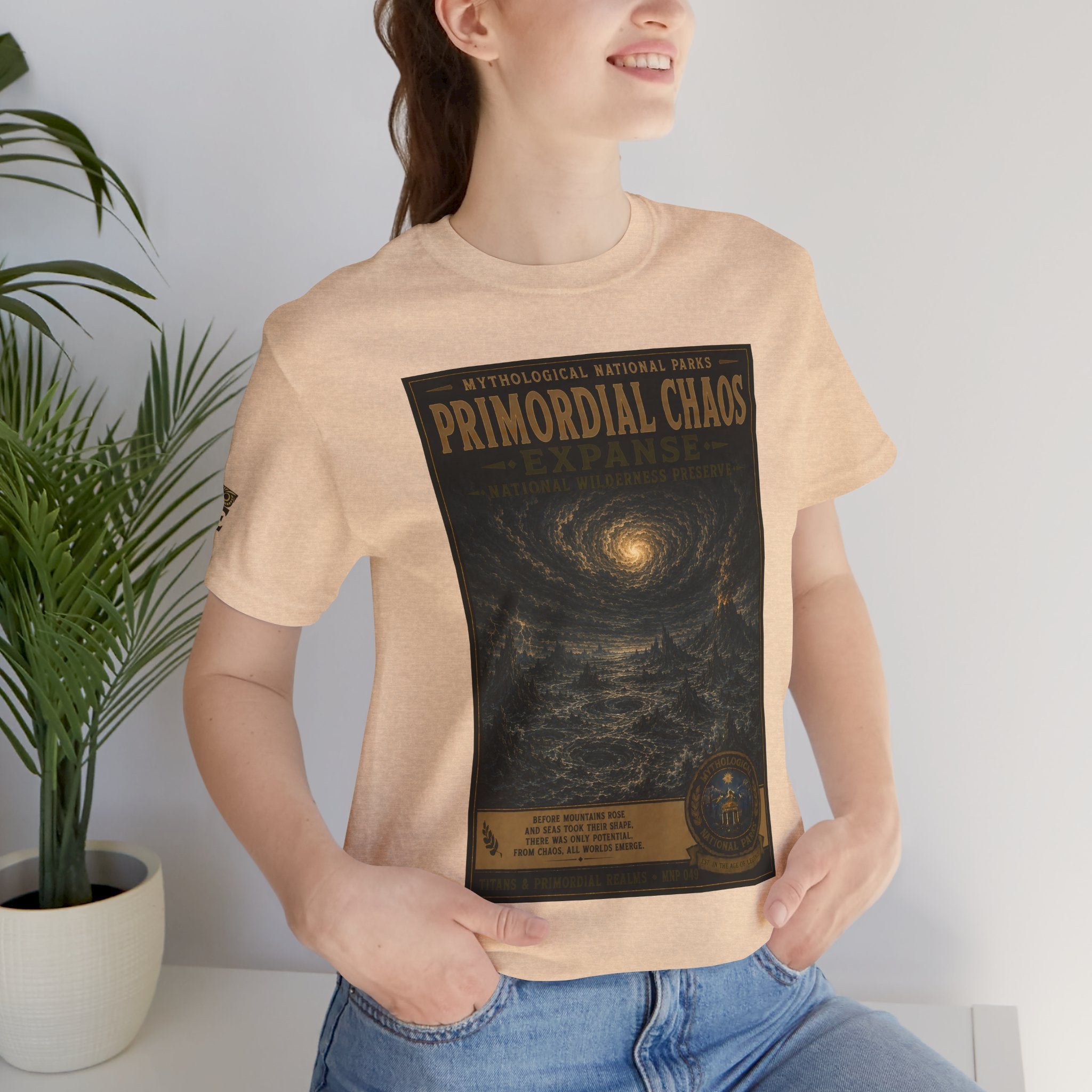 Mythological National Parks COLLECTION V- #049-050 TITANS & PRIMORDIAL REALMS | Vintage nature poster Tee | Mythological National Parks graphic shirt