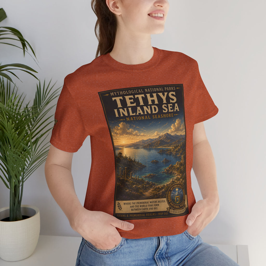 Mythological National Parks COLLECTION V- #043-050 TITANS & PRIMORDIAL REALMS | Vintage nature poster Tee | Mythological National Parks graphic shirt