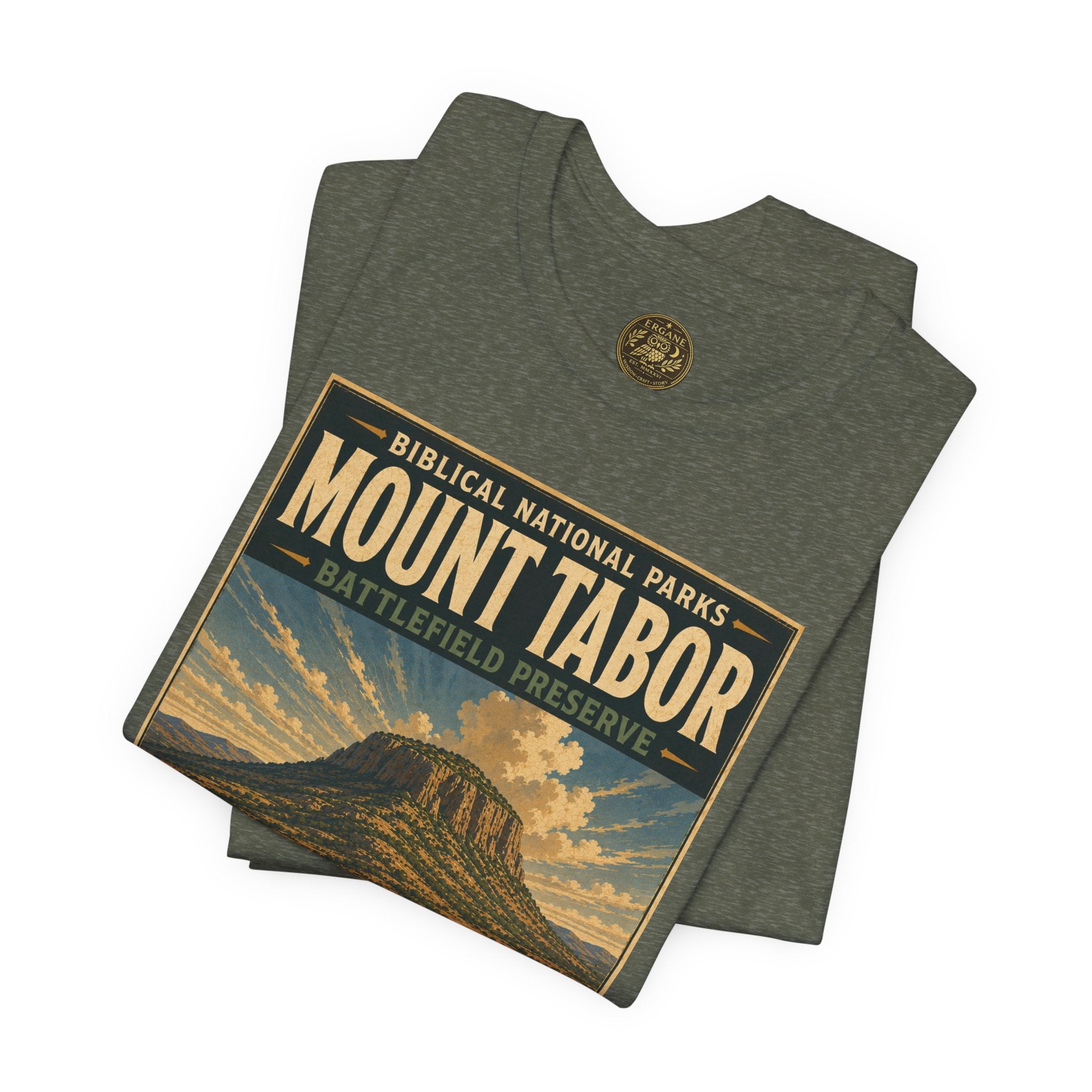 Biblical National Parks Collection IV- Heros & Battlefields #020/023 Judges 4 | Vintage nature poster Tee | Biblical national parks graphic shirt
