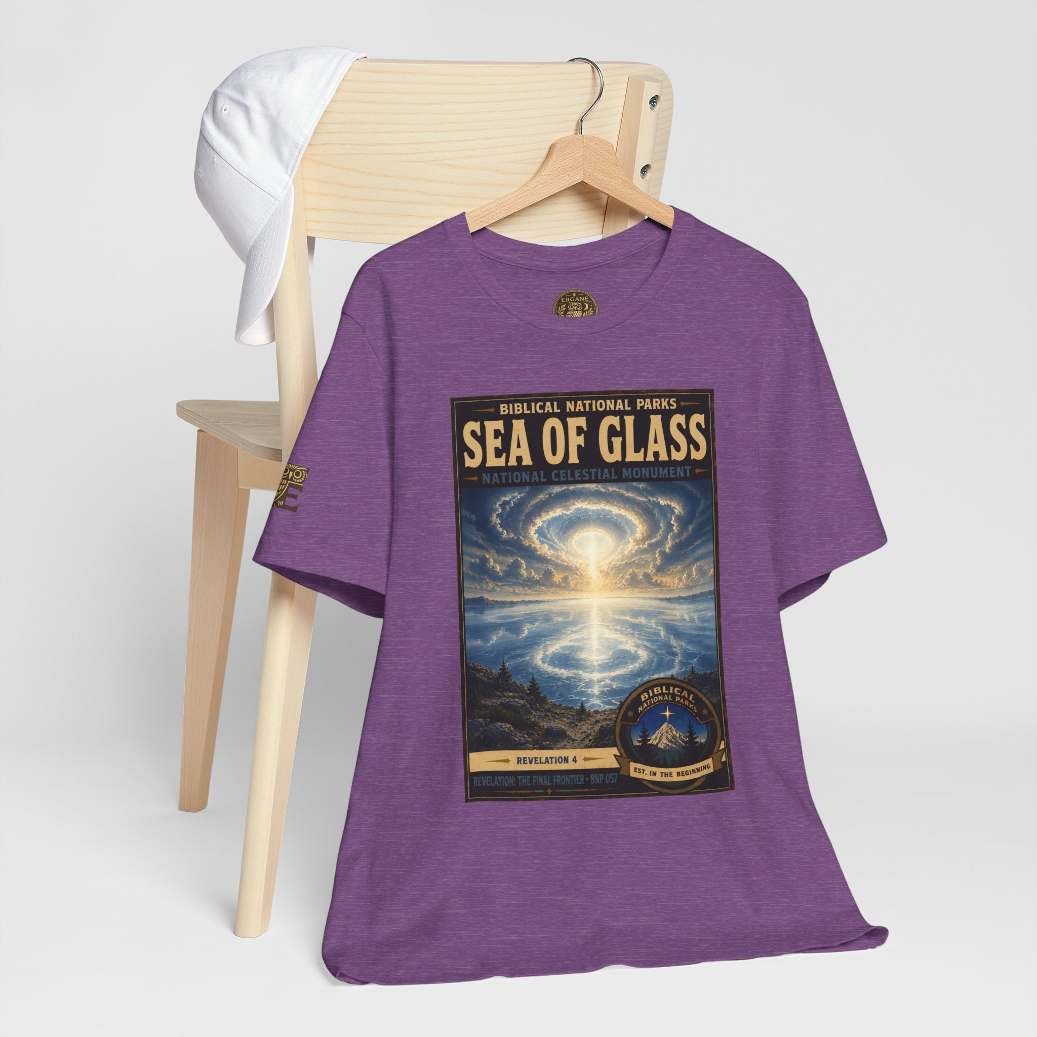 Biblical National Parks Collection X- #057/061 - Revelation: The Final Frontier | Revelation 4 | Vintage nature poster Tee | Biblical national parks graphic shirt