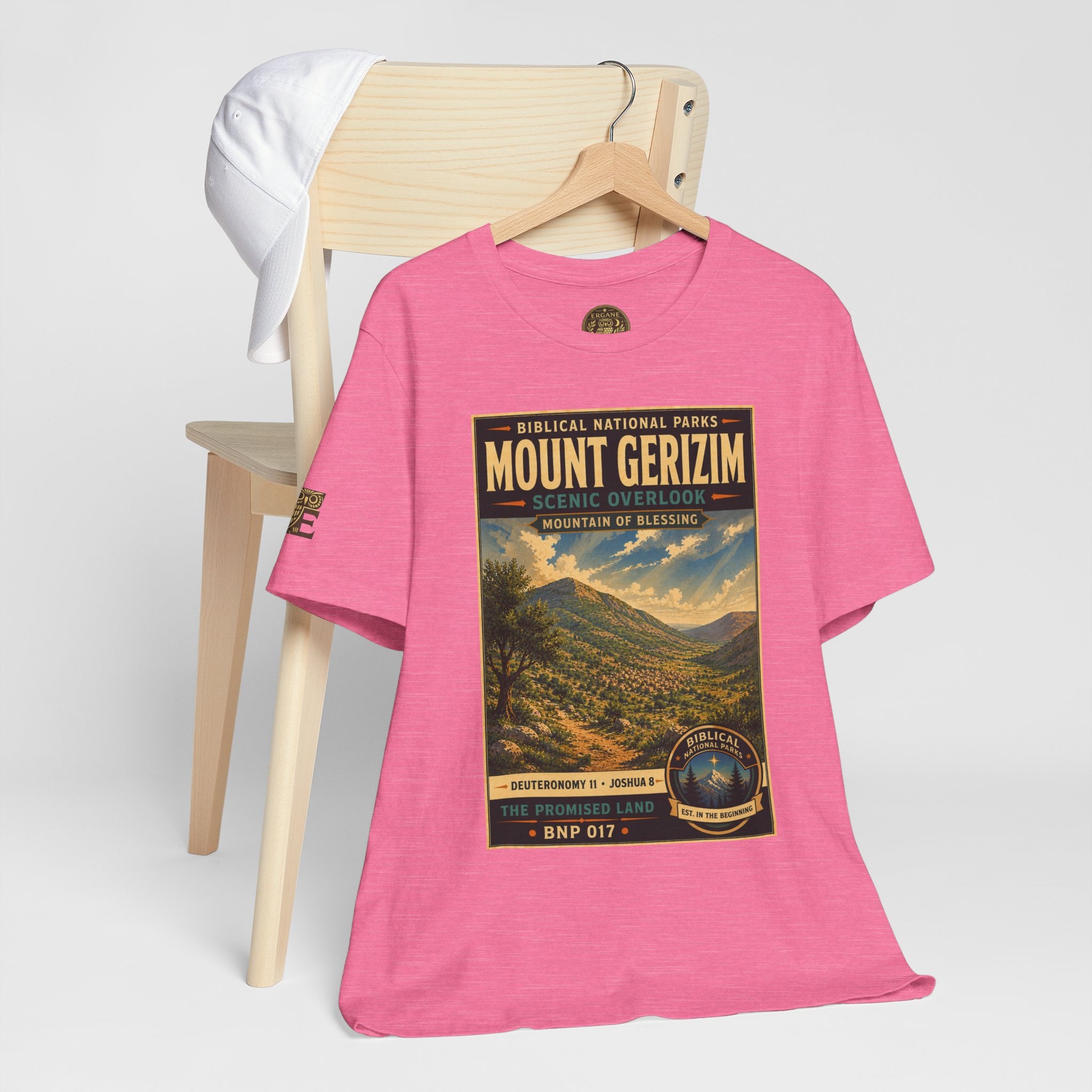 Biblical National Parks Collection III- The Promised Land #017/018 Joshua 8 | Vintage nature poster Tee | Biblical national parks graphic shirt