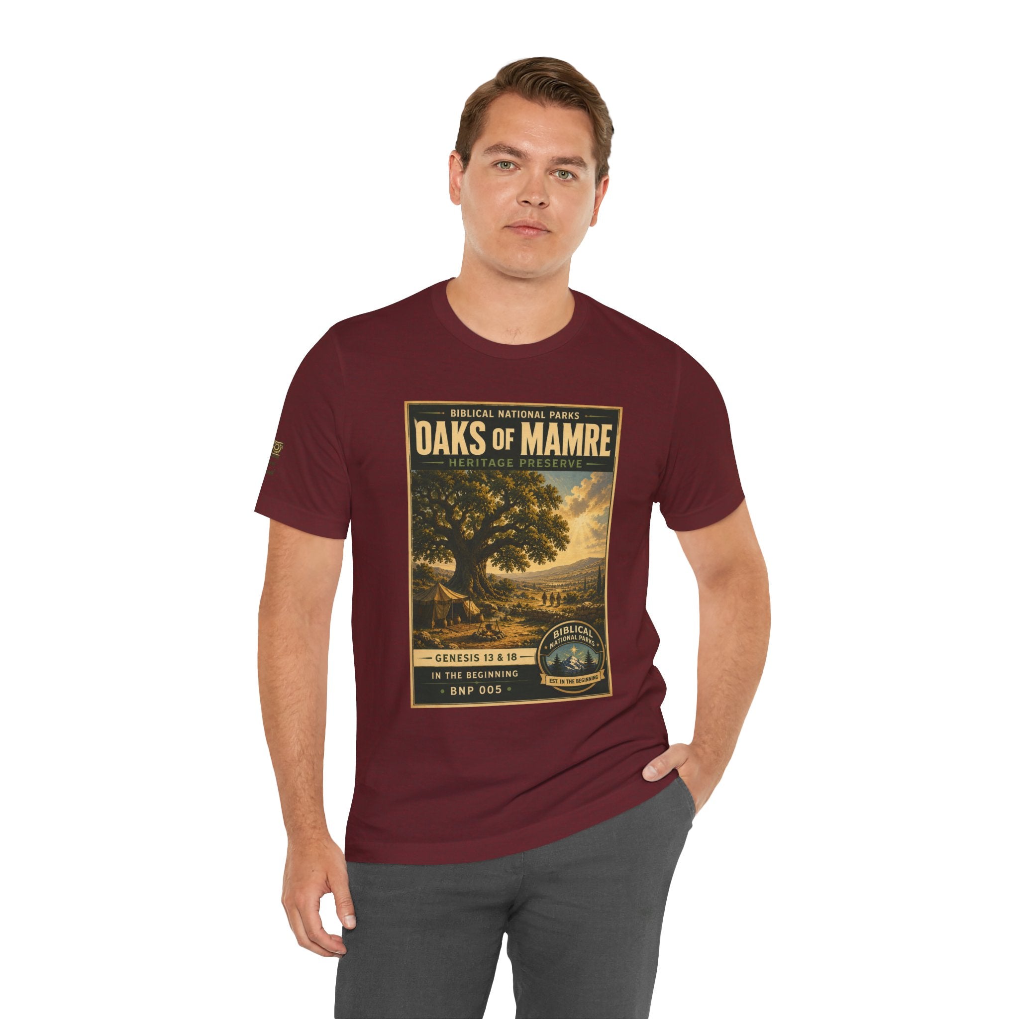 Biblical National Parks Collection I- In The Beginning #005/006 Genesis 13 & 18 | Vintage nature poster Tee | Biblical national parks graphic shirt