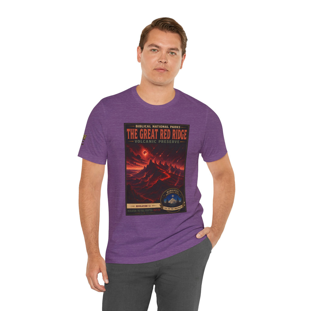 Biblical National Parks Collection X- #059/061 - Revelation: The Final Frontier | Revelation 12 | Vintage nature poster Tee | Biblical national parks graphic shirt