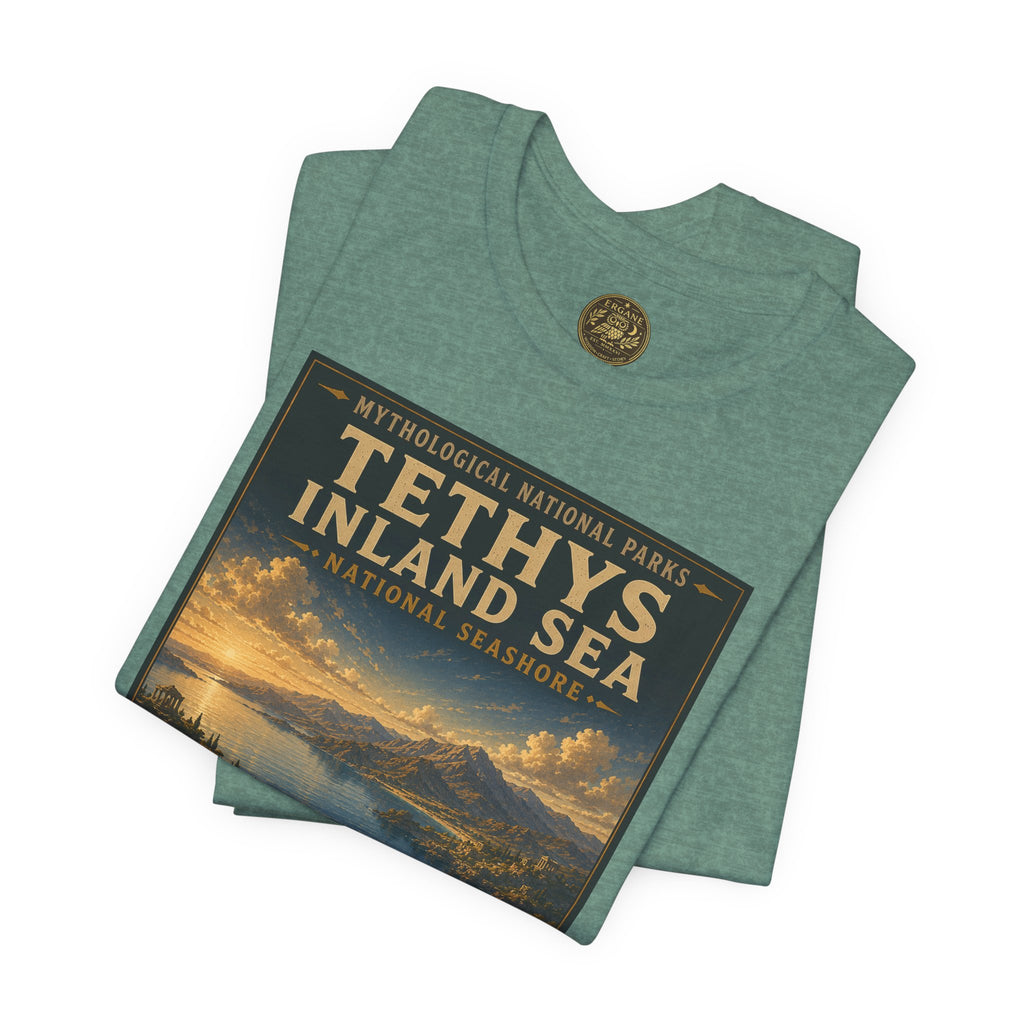 Mythological National Parks COLLECTION V- #043-050 TITANS & PRIMORDIAL REALMS | Vintage nature poster Tee | Mythological National Parks graphic shirt