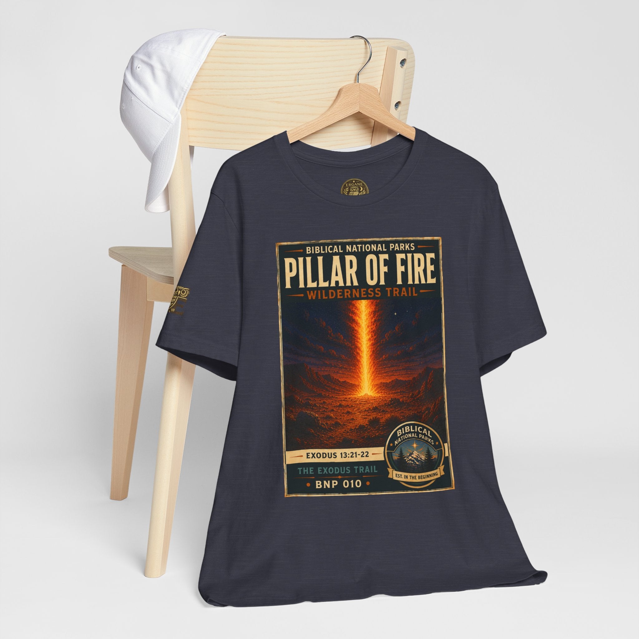 Biblical National Parks Collection II- The Exodus Trail #010/013 Exodus 13: 21-22 | Vintage nature poster Tee | Biblical national parks graphic shirt