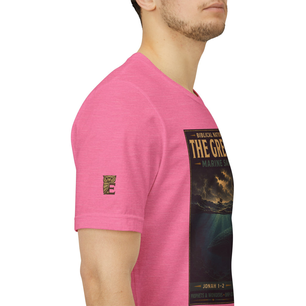 Biblical National Parks Collection V- Prophets & Wonders #030/030 Jonah 1-2 | Vintage nature poster Tee | Biblical national parks graphic shirt