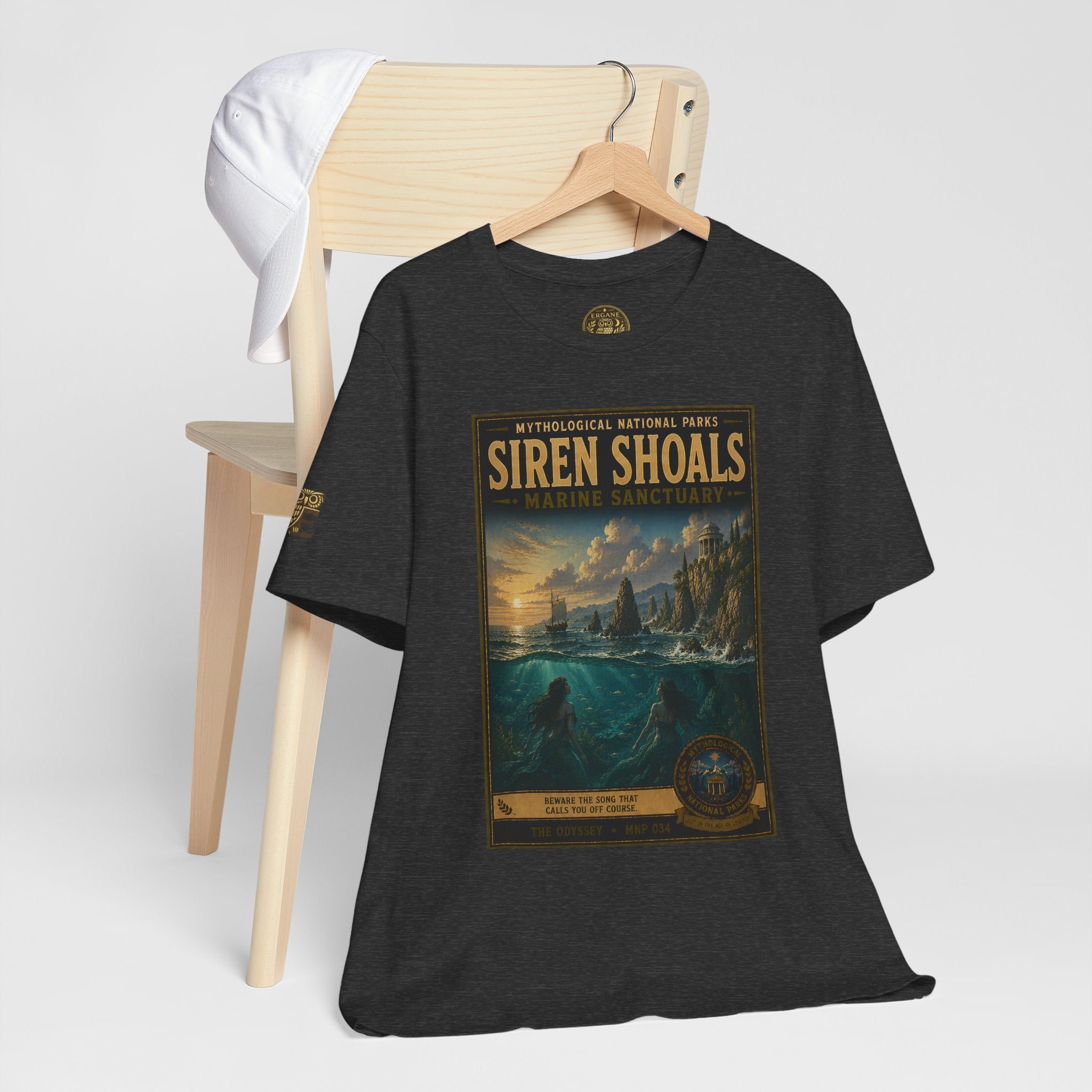 Mythological National Parks Collection IV- #034-038 - THE ODYSSEY | Vintage nature poster Tee | Mythological National Parks graphic shirt