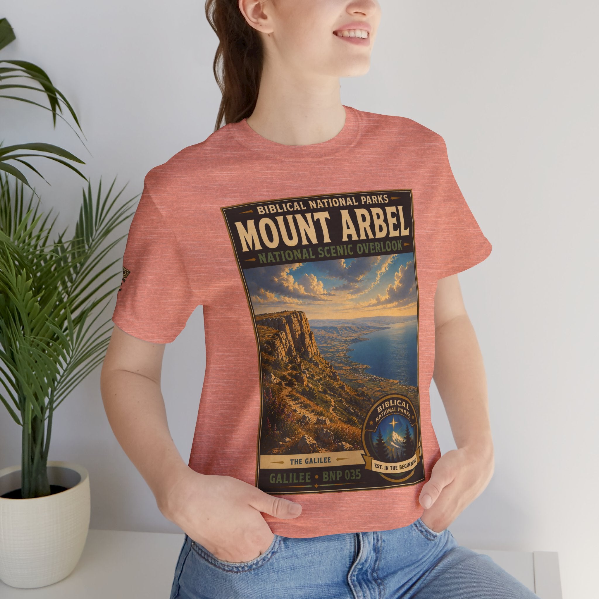 Biblical National Parks Collection VI- Galilee #035/035 The Galilee | Vintage nature poster Tee | Biblical national parks graphic shirt
