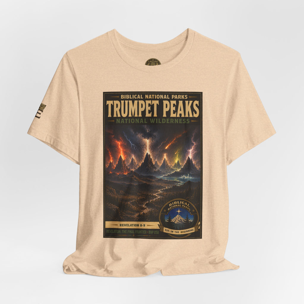 Biblical National Parks Collection X- #058/061 - Revelation: The Final Frontier | Revelation 8-9 | Vintage nature poster Tee | Biblical national parks graphic shirt