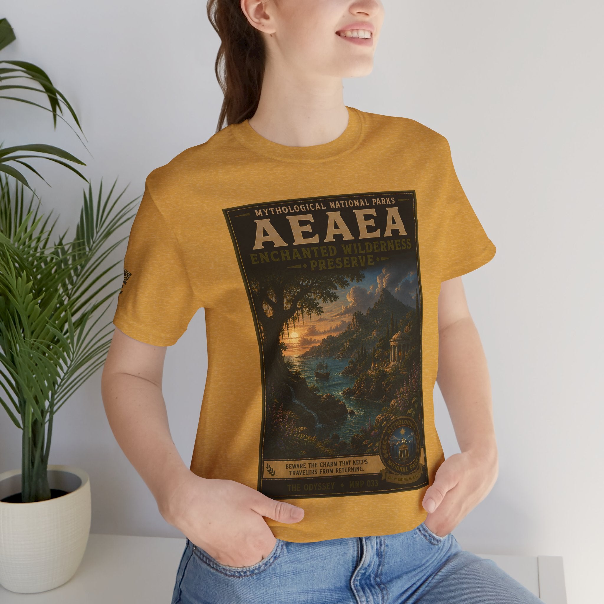 Mythological National Parks Collection IV- #033-038 - THE ODYSSEY | Vintage nature poster Tee | Mythological National Parks graphic shirt