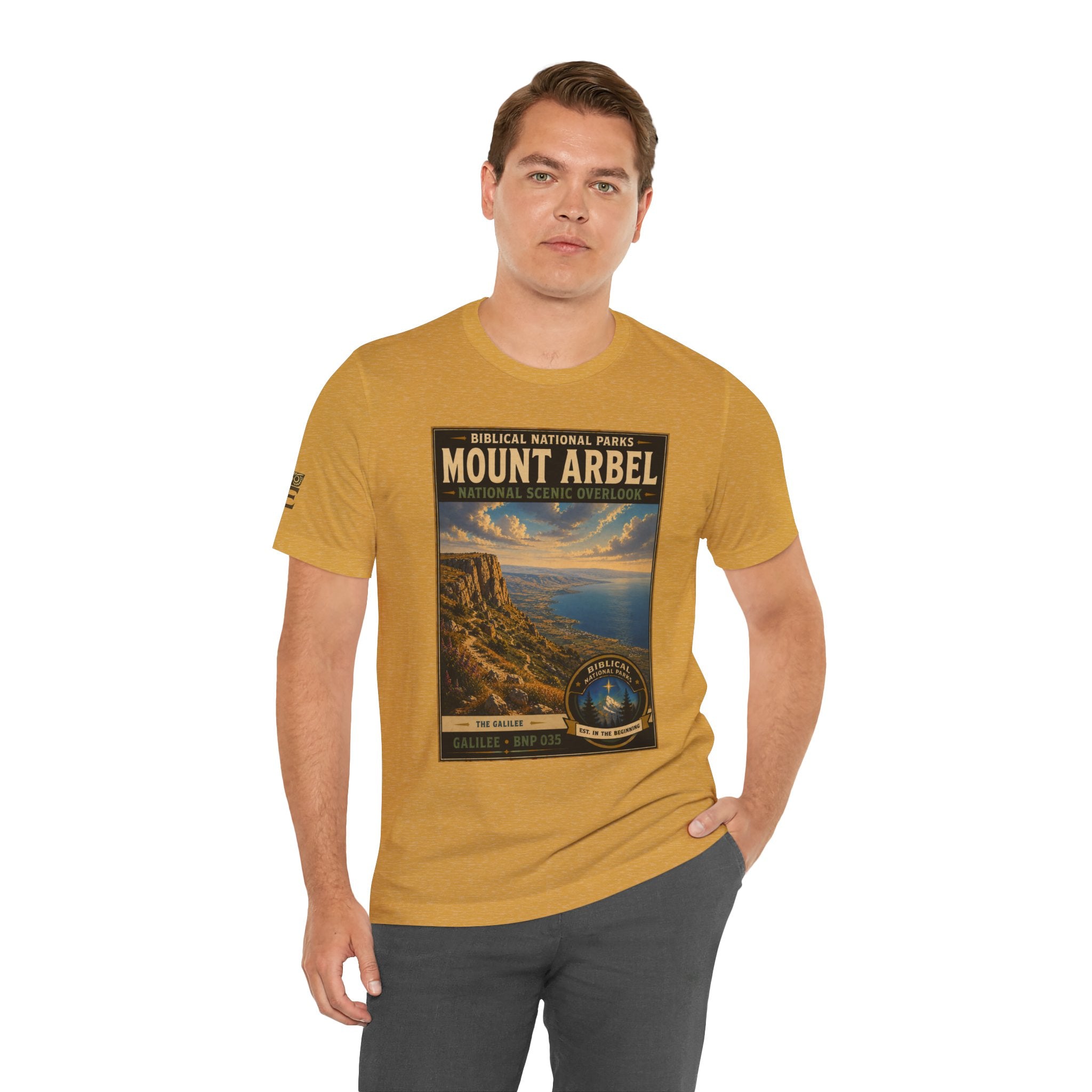 Biblical National Parks Collection VI- Galilee #035/035 The Galilee | Vintage nature poster Tee | Biblical national parks graphic shirt