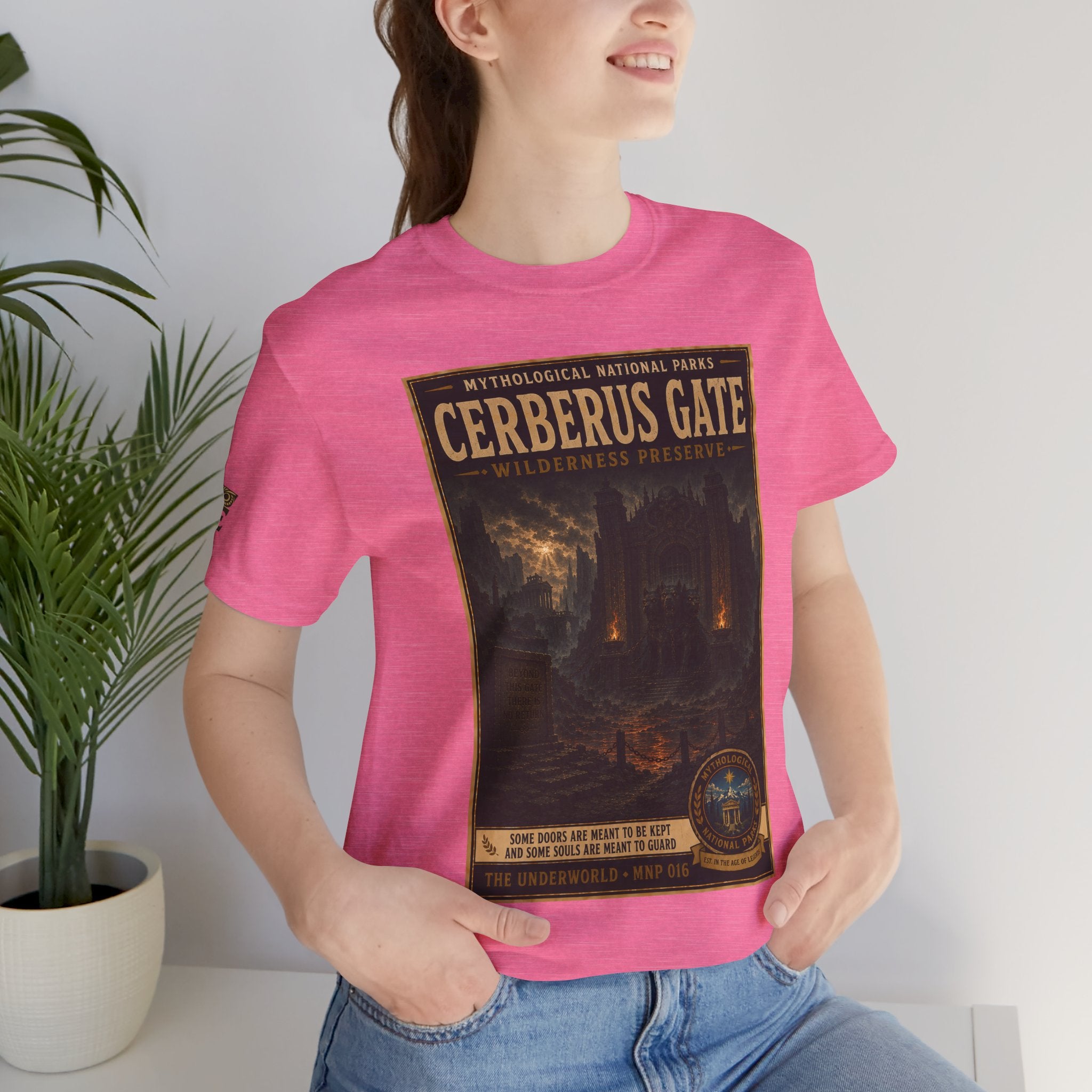 Mythological National Parks Collection II- #016-016 -The Underworld | Vintage nature poster Tee | Mythological National Parks graphic shirt