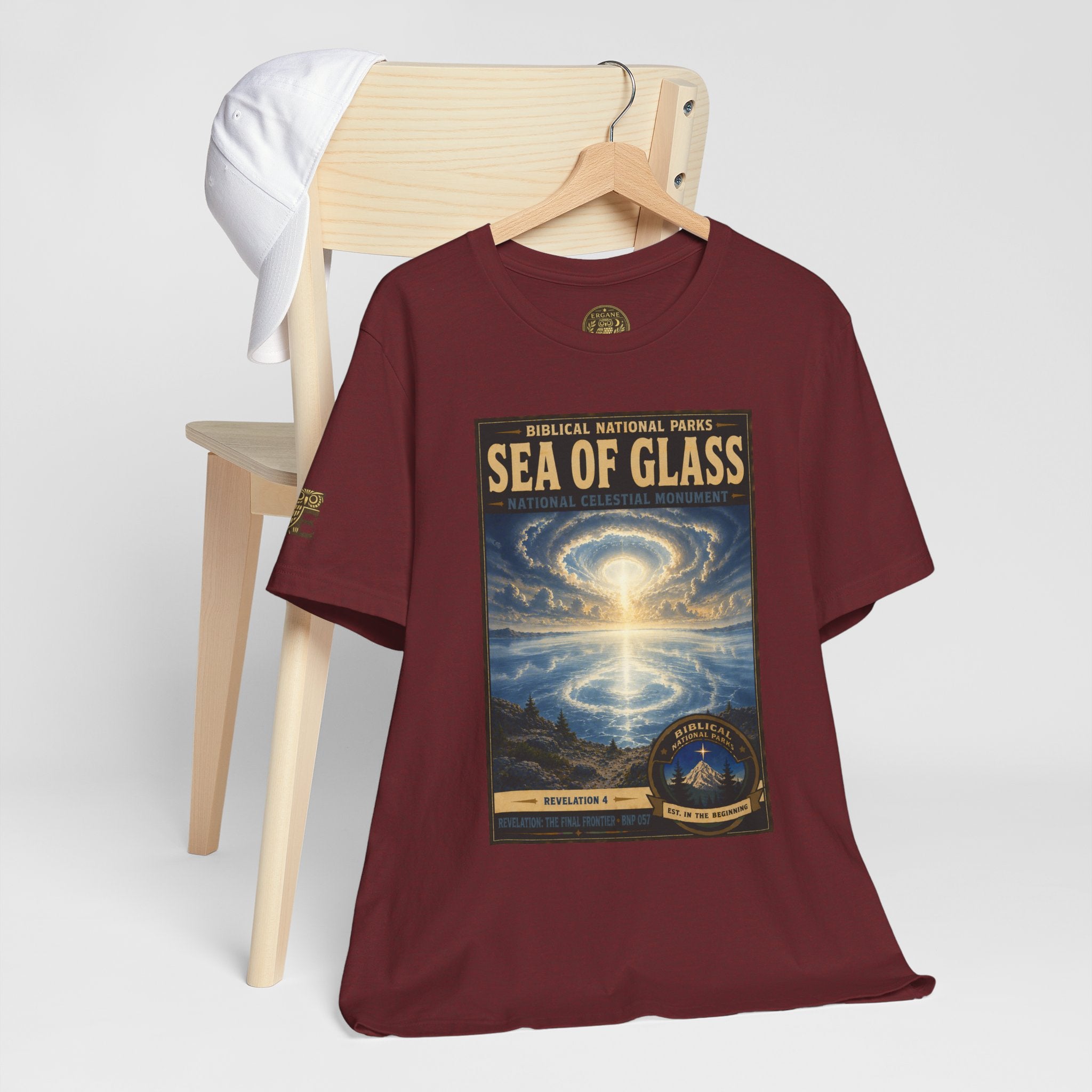 Biblical National Parks Collection X- #057/061 - Revelation: The Final Frontier | Revelation 4 | Vintage nature poster Tee | Biblical national parks graphic shirt