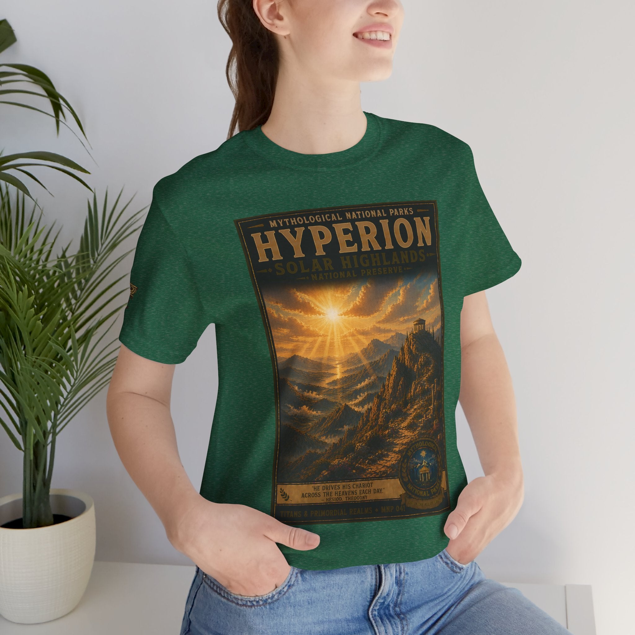 Mythological National Parks COLLECTION V- #041-050 TITANS & PRIMORDIAL REALMS | Vintage nature poster Tee | Mythological National Parks graphic shirt