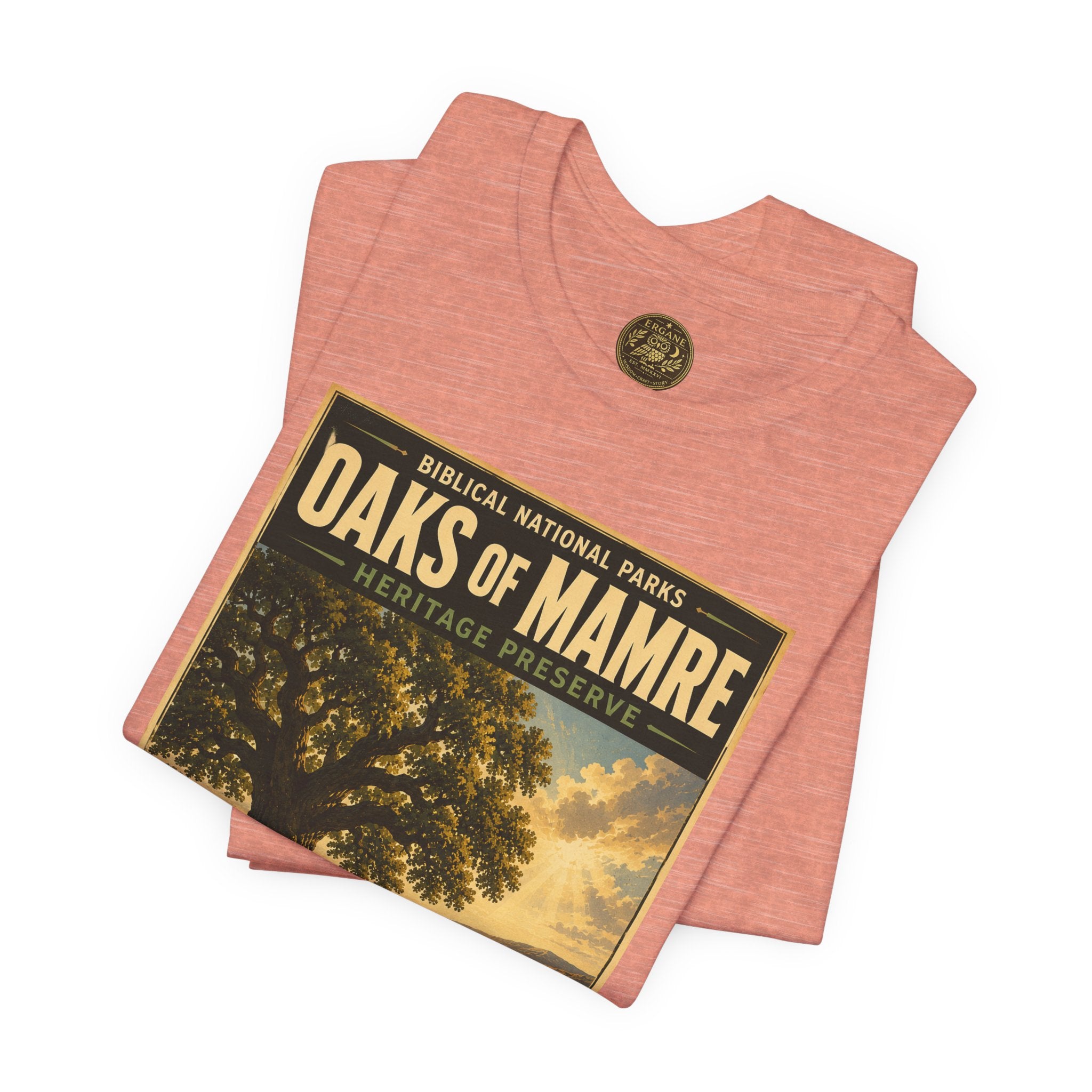 Biblical National Parks Collection I- In The Beginning #005/006 Genesis 13 & 18 | Vintage nature poster Tee | Biblical national parks graphic shirt