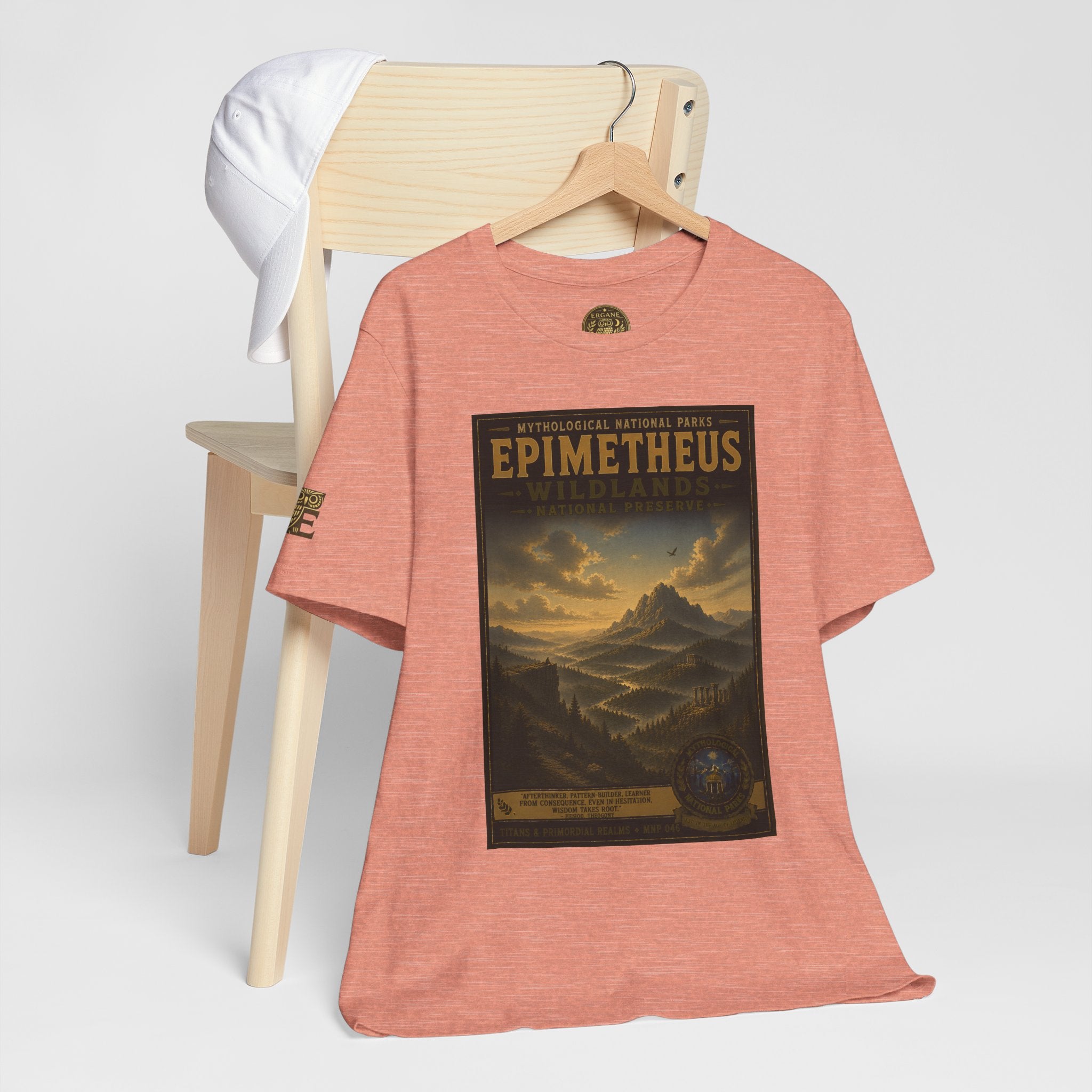 Mythological National Parks COLLECTION V- #046-050 TITANS & PRIMORDIAL REALMS | Vintage nature poster Tee | Mythological National Parks graphic shirt