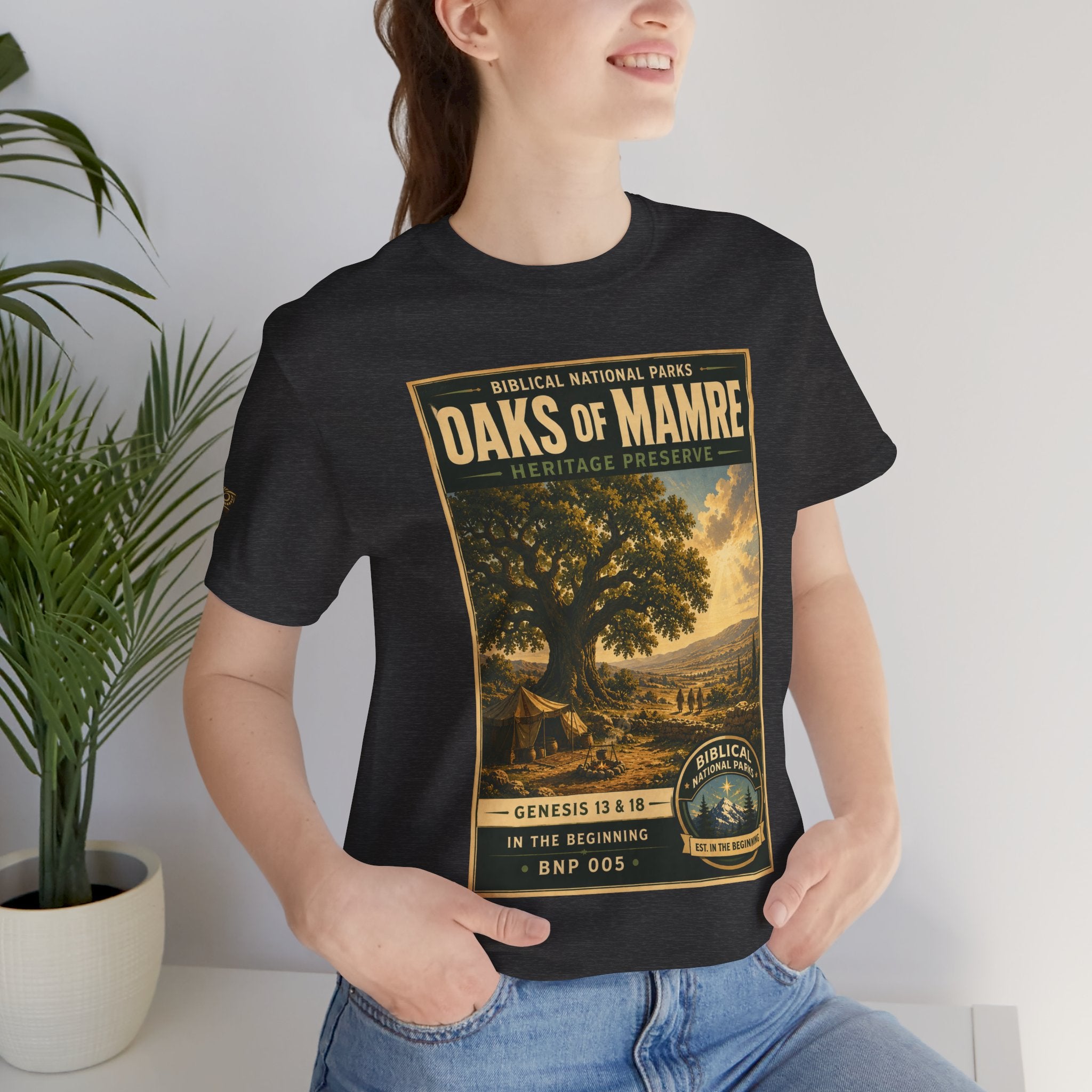 Biblical National Parks Collection I- In The Beginning #005/006 Genesis 13 & 18 | Vintage nature poster Tee | Biblical national parks graphic shirt
