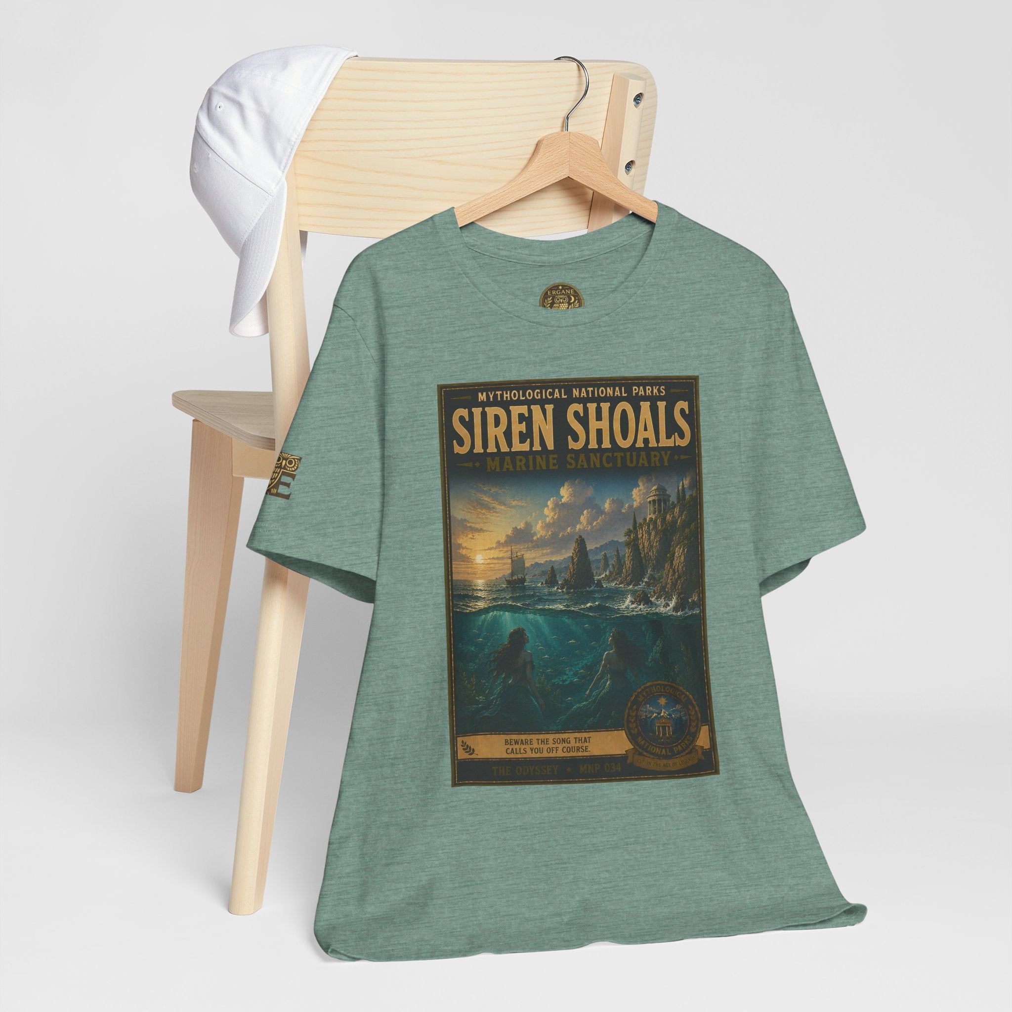 Mythological National Parks Collection IV- #034-038 - THE ODYSSEY | Vintage nature poster Tee | Mythological National Parks graphic shirt