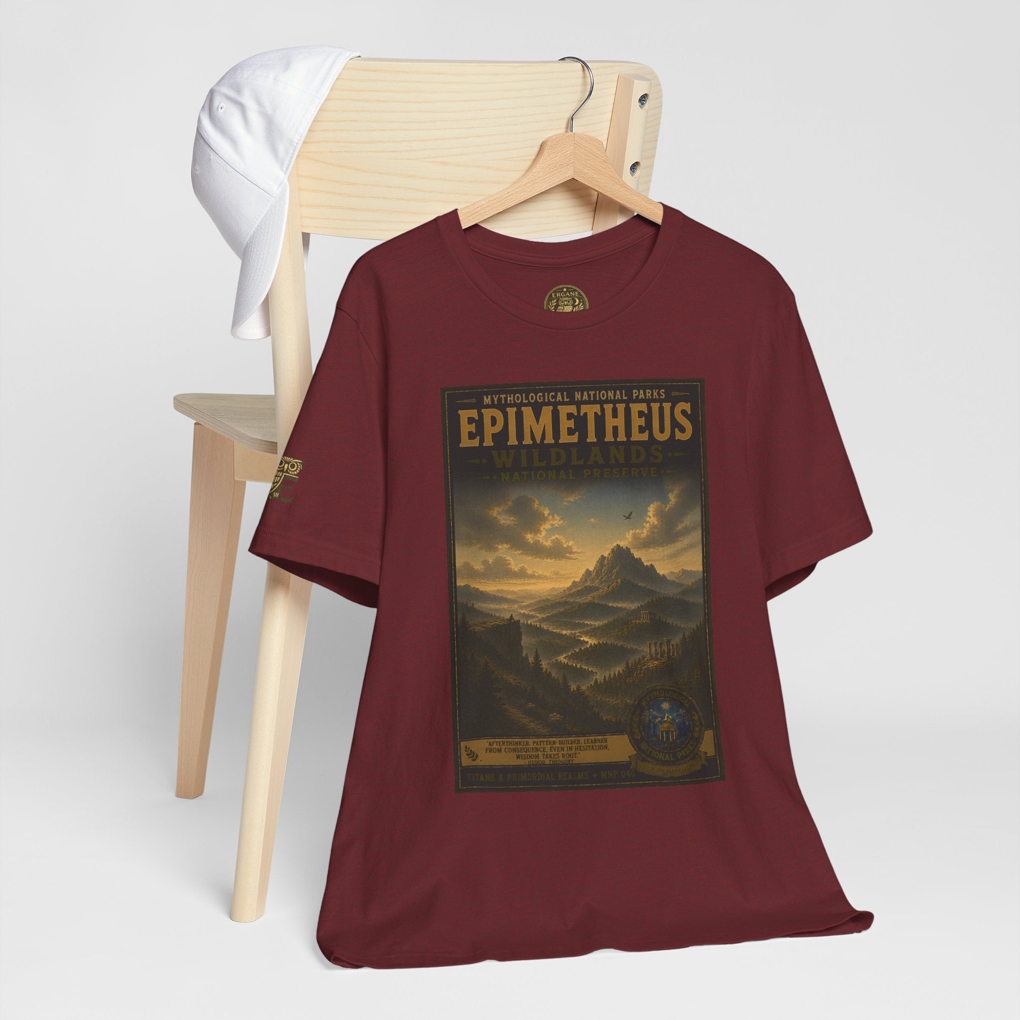 Mythological National Parks COLLECTION V- #046-050 TITANS & PRIMORDIAL REALMS | Vintage nature poster Tee | Mythological National Parks graphic shirt