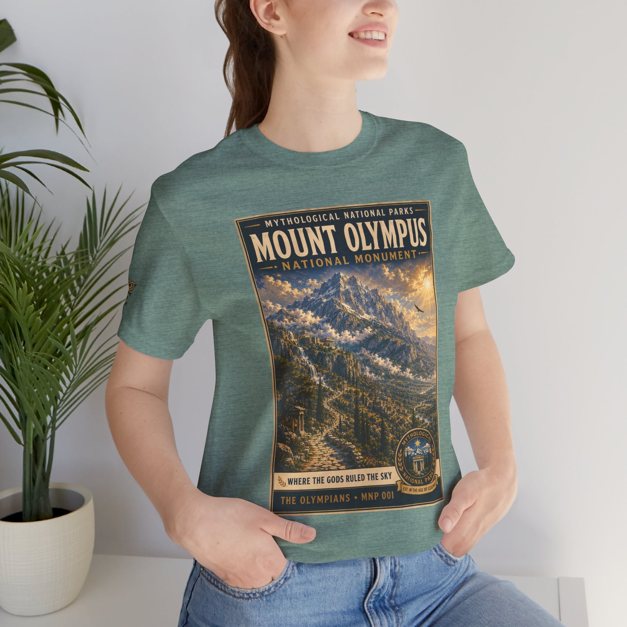 Mythological National Parks Collection I- #001-007- The Olympians  | Vintage nature poster Tee | Mythological National Parks graphic shirt