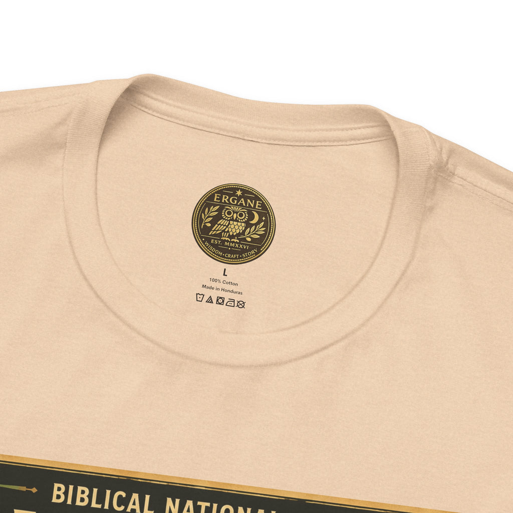 Biblical National Parks Collection I- In The Beginning #005/006 Genesis 13 & 18 | Vintage nature poster Tee | Biblical national parks graphic shirt
