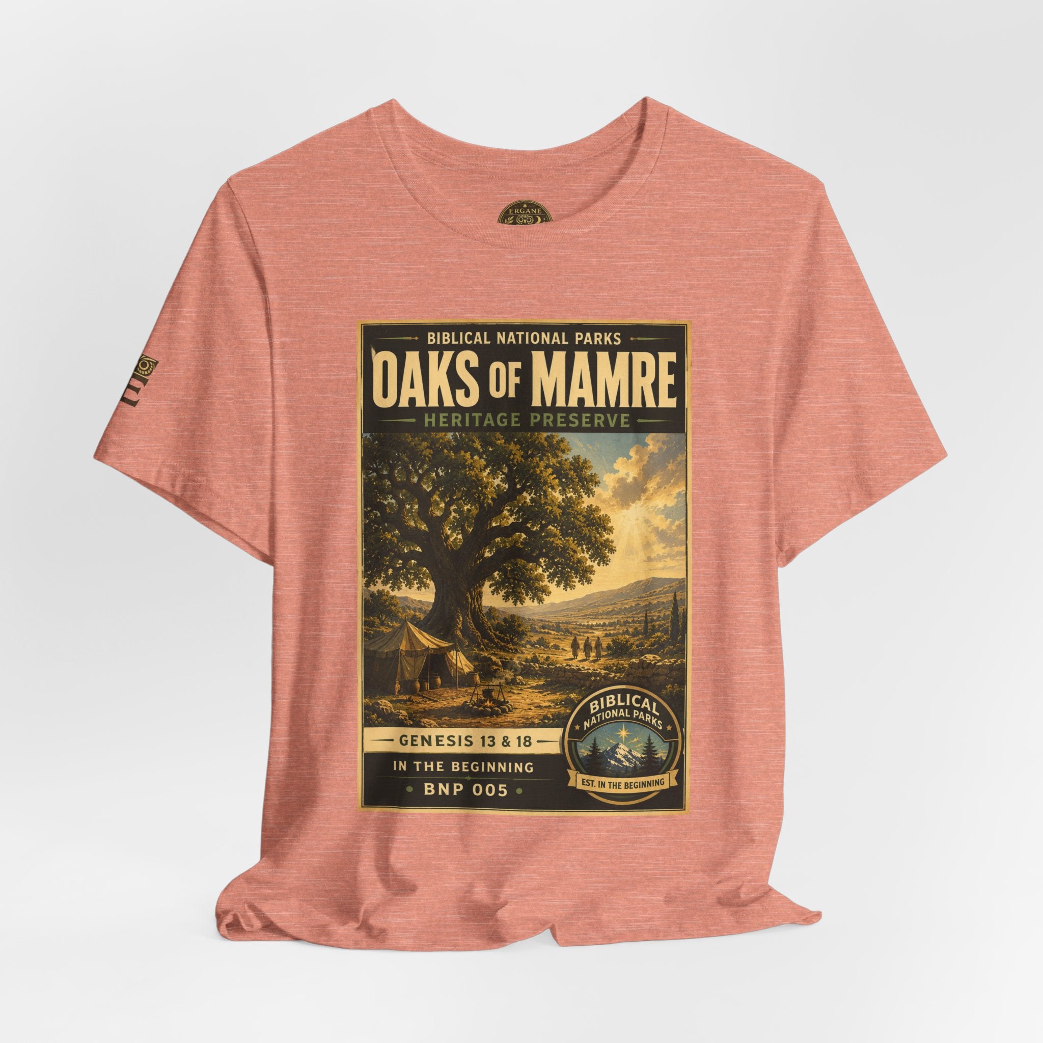 Biblical National Parks Collection I- In The Beginning #005/006 Genesis 13 & 18 | Vintage nature poster Tee | Biblical national parks graphic shirt