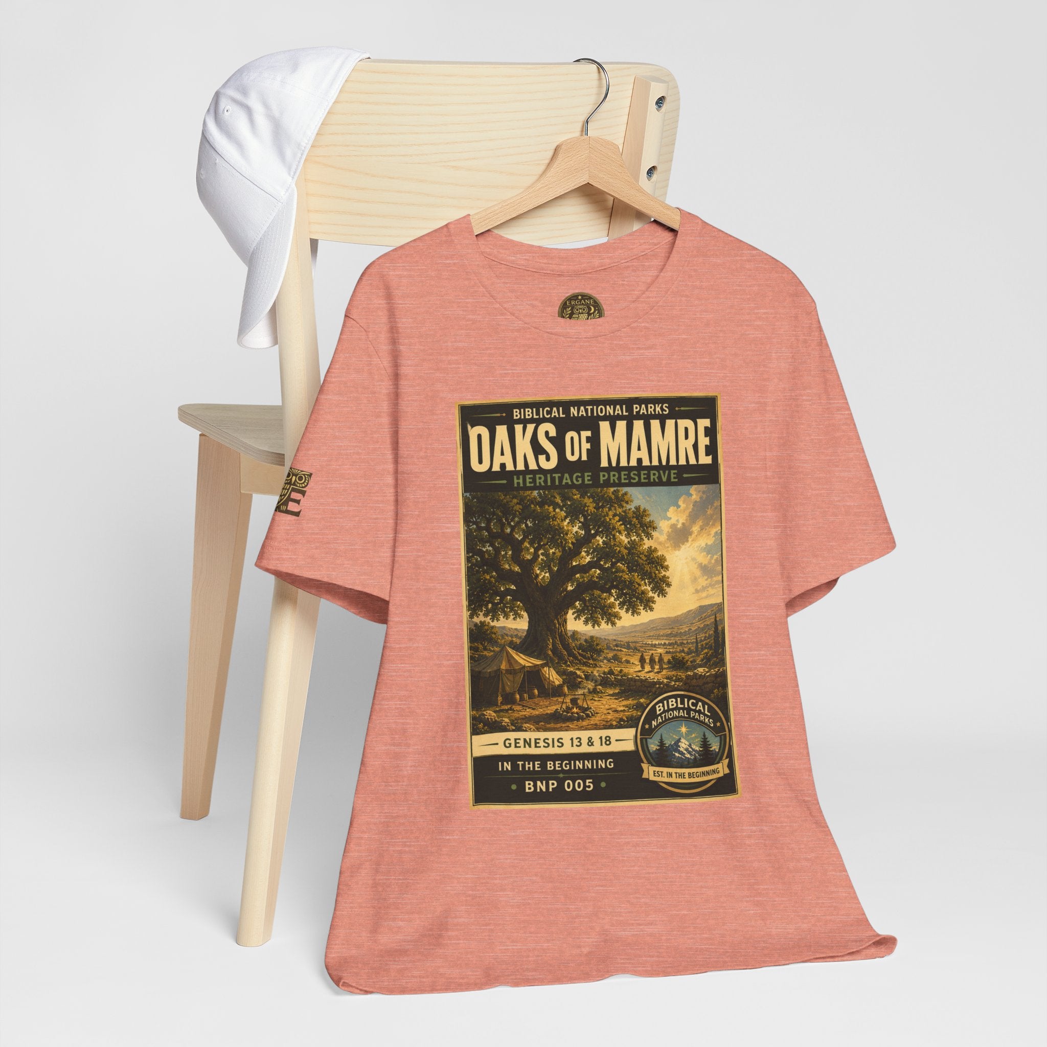 Biblical National Parks Collection I- In The Beginning #005/006 Genesis 13 & 18 | Vintage nature poster Tee | Biblical national parks graphic shirt