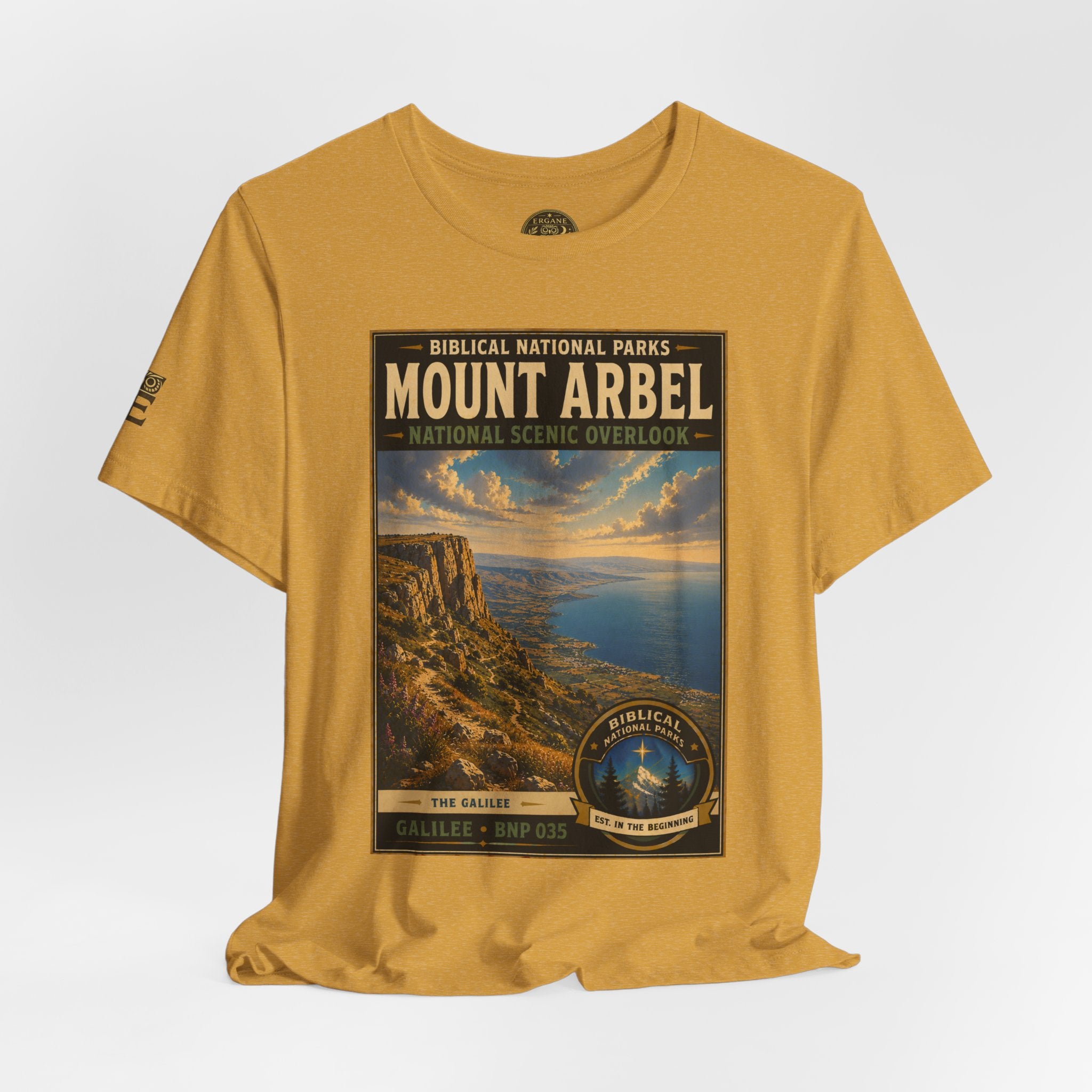 Biblical National Parks Collection VI- Galilee #035/035 The Galilee | Vintage nature poster Tee | Biblical national parks graphic shirt