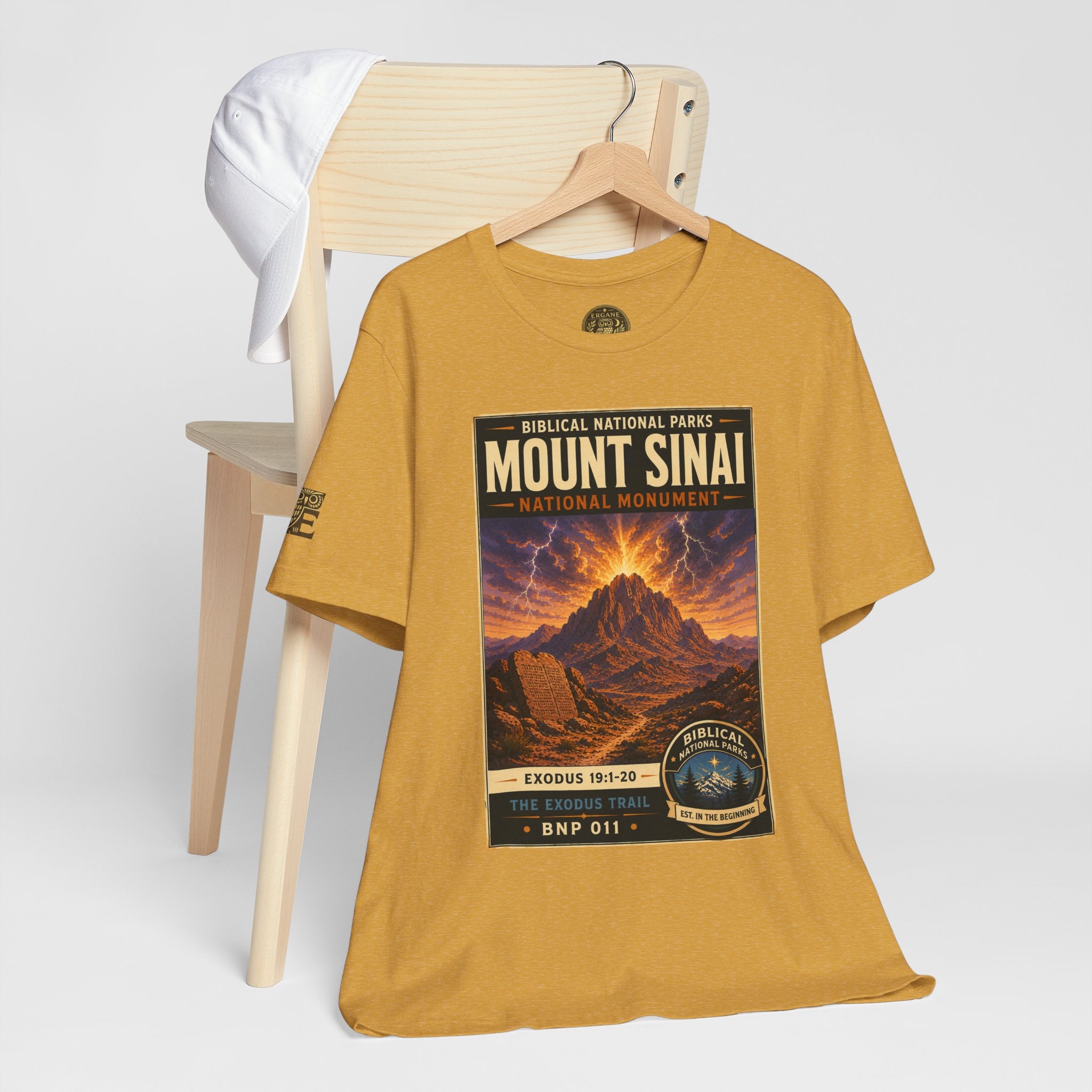 Biblical National Parks Collection II- The Exodus Trail #011/013 Exodus 19: 1-20 | Vintage nature poster Tee | Biblical national parks graphic shirt