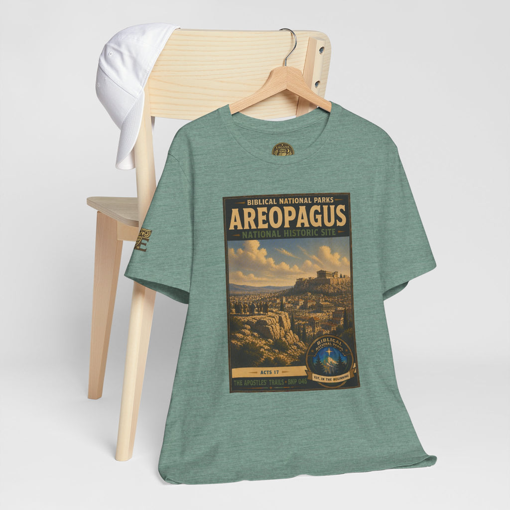 Biblical National Parks Collection VIII- The Apostles' Trails #046/049 | Acts 17 | Vintage nature poster Tee | Biblical national parks graphic shirt