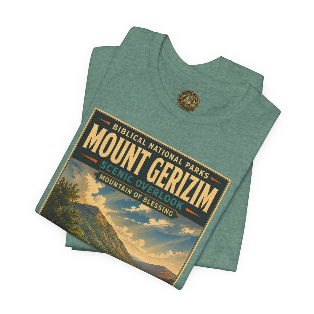 Biblical National Parks Collection III- The Promised Land #017/018 Joshua 8 | Vintage nature poster Tee | Biblical national parks graphic shirt