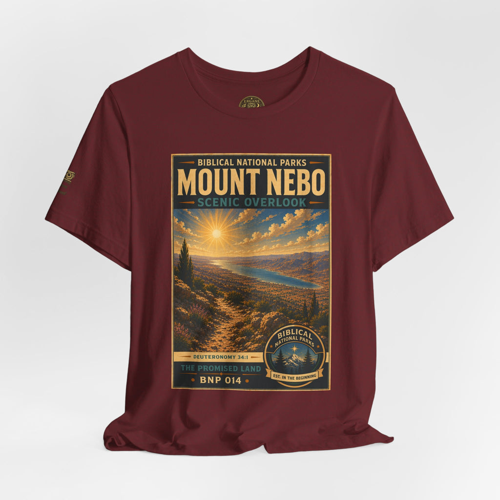 Biblical National Parks Collection III- The Promised Land #014/018 Deuteronomy 34:1 | Vintage nature poster Tee | Biblical national parks graphic shirt