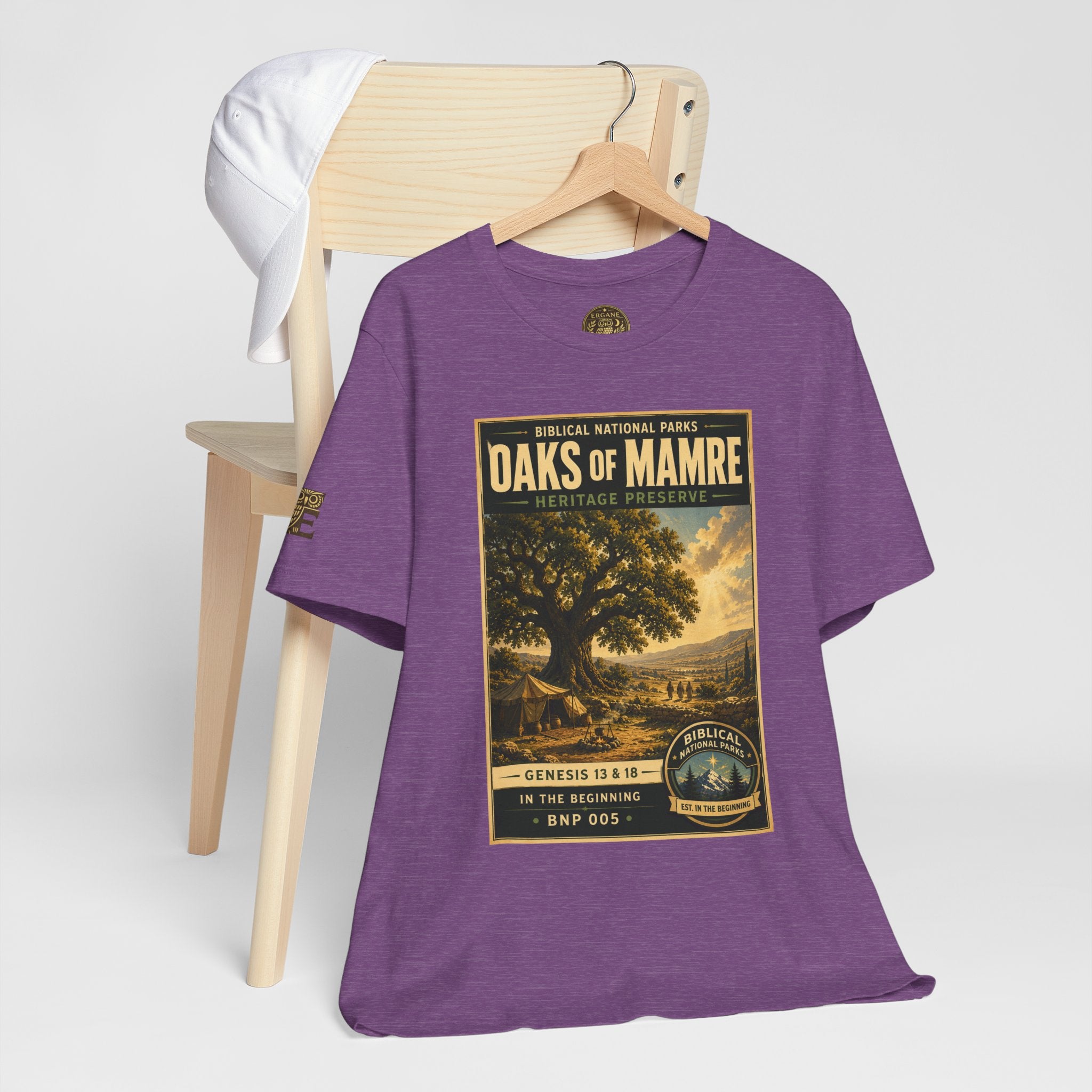 Biblical National Parks Collection I- In The Beginning #005/006 Genesis 13 & 18 | Vintage nature poster Tee | Biblical national parks graphic shirt