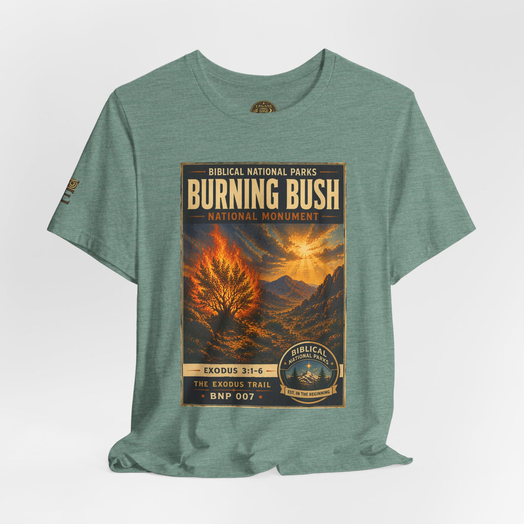 Biblical National Parks Collection II- The Exodus Trail #007/013 Exodus 3: 1-6 | Vintage nature poster Tee | Biblical national parks graphic shirt