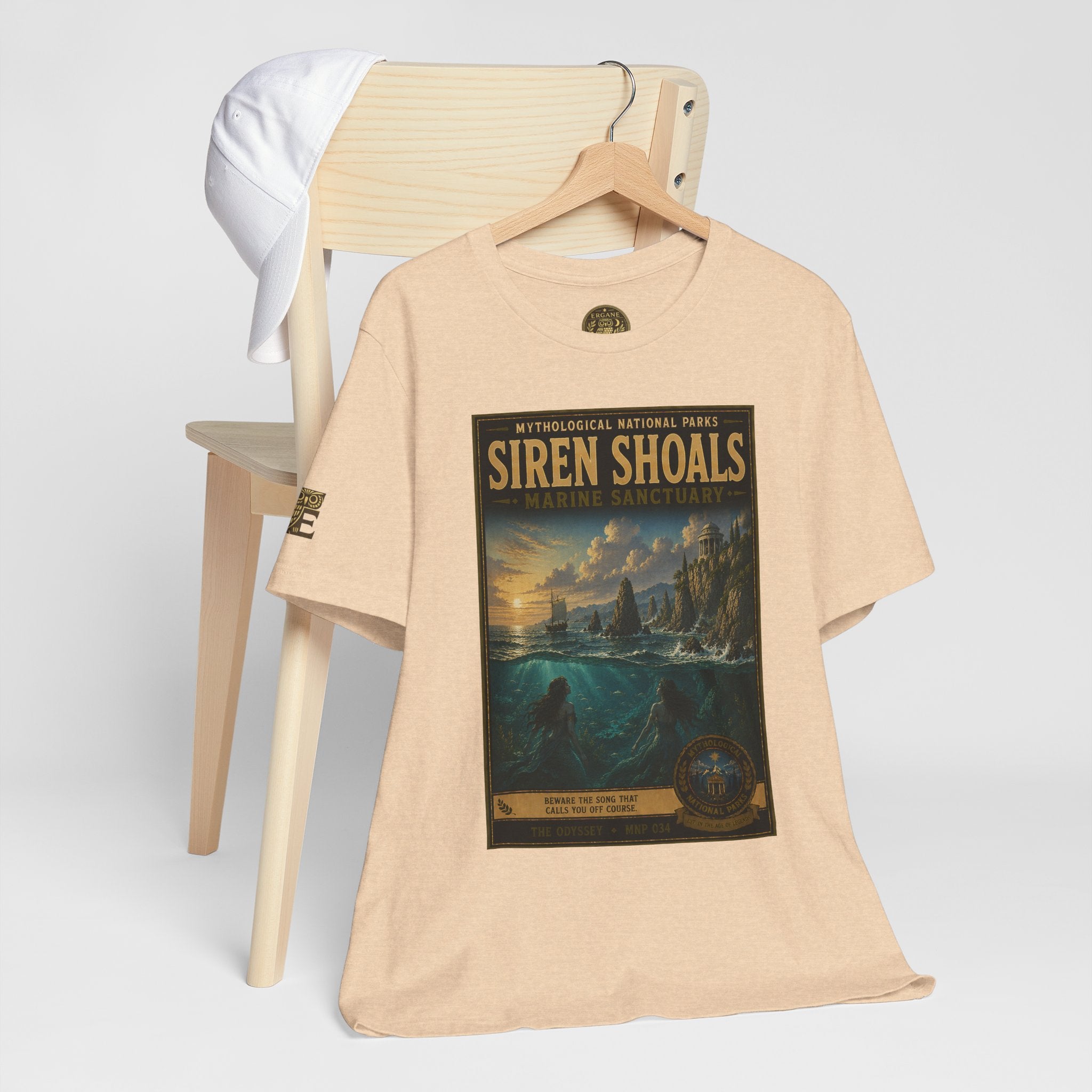Mythological National Parks Collection IV- #034-038 - THE ODYSSEY | Vintage nature poster Tee | Mythological National Parks graphic shirt