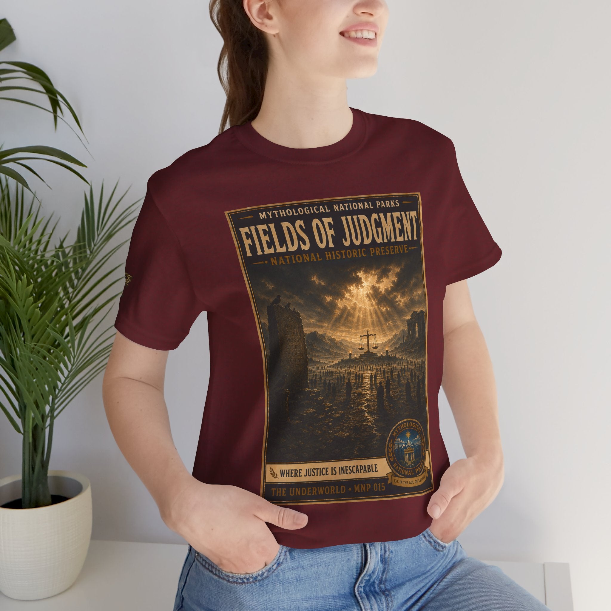 Mythological National Parks Collection II- #015-016 -The Underworld | Vintage nature poster Tee | Mythological National Parks graphic shirt