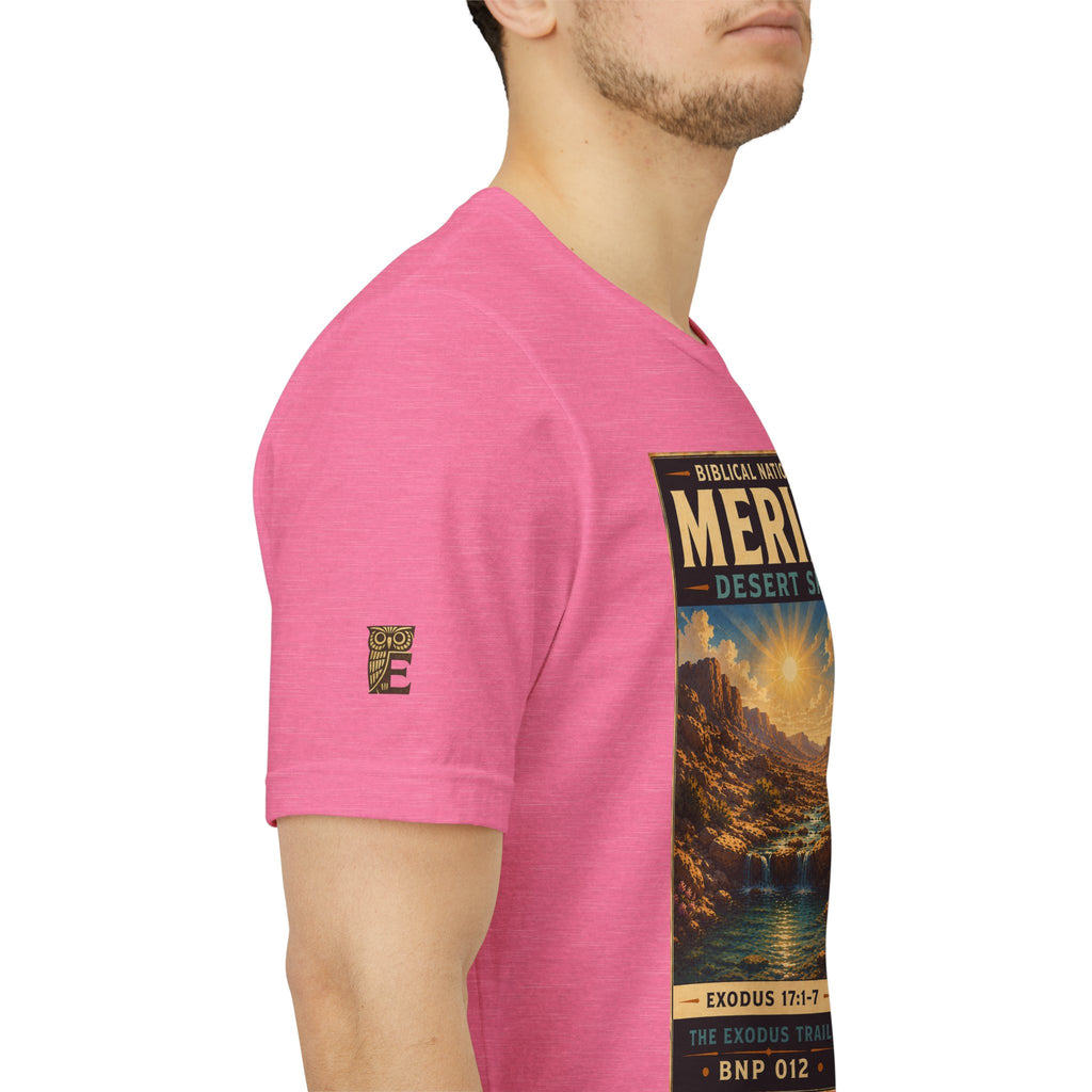 Biblical National Parks Collection II- The Exodus Trail #012/013 Exodus 17: 1-7 | Vintage nature poster Tee | Biblical national parks graphic shirt
